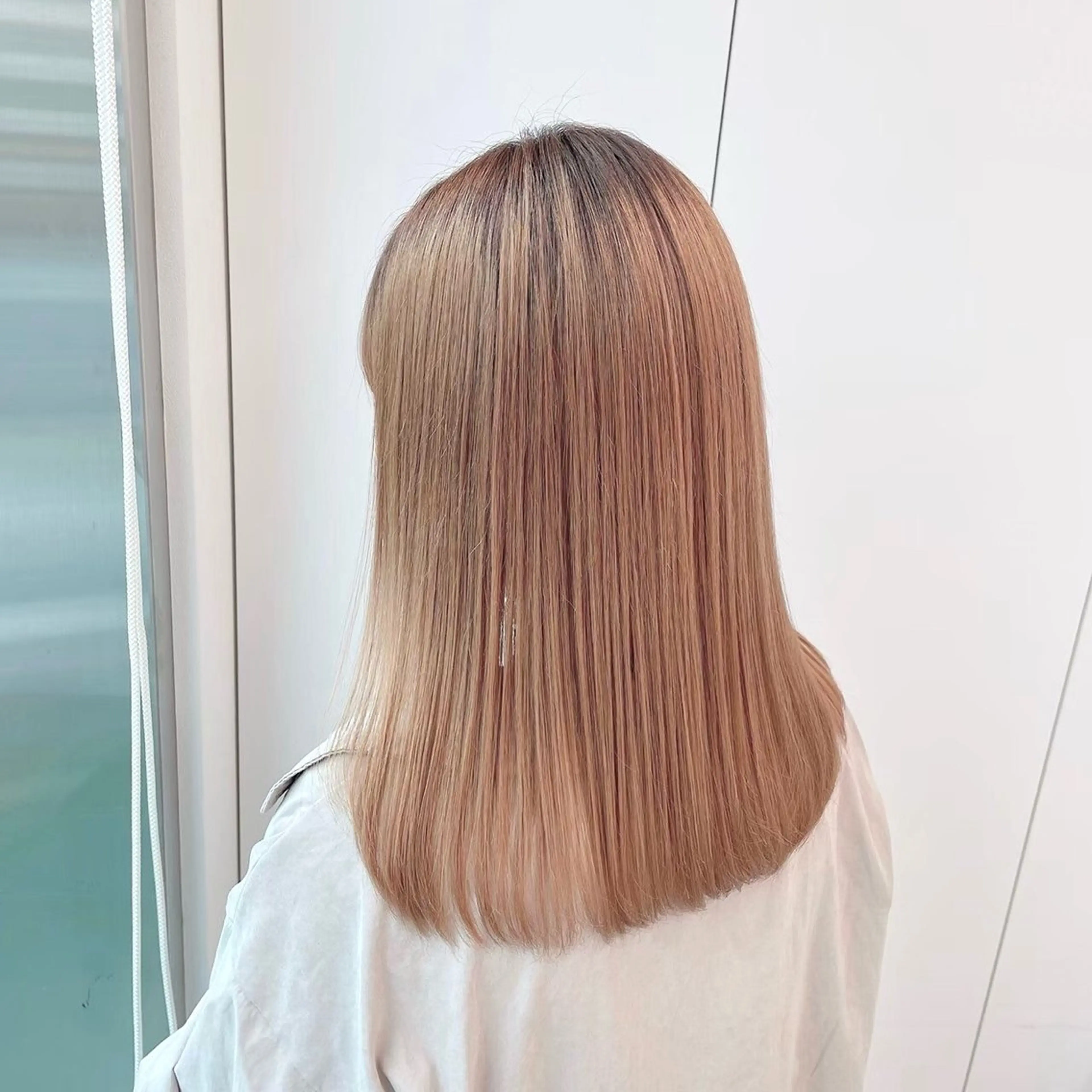 ミディアム ヘアカラー 髪質改善ツヤ髪✨ hiromuのヘアスタイル