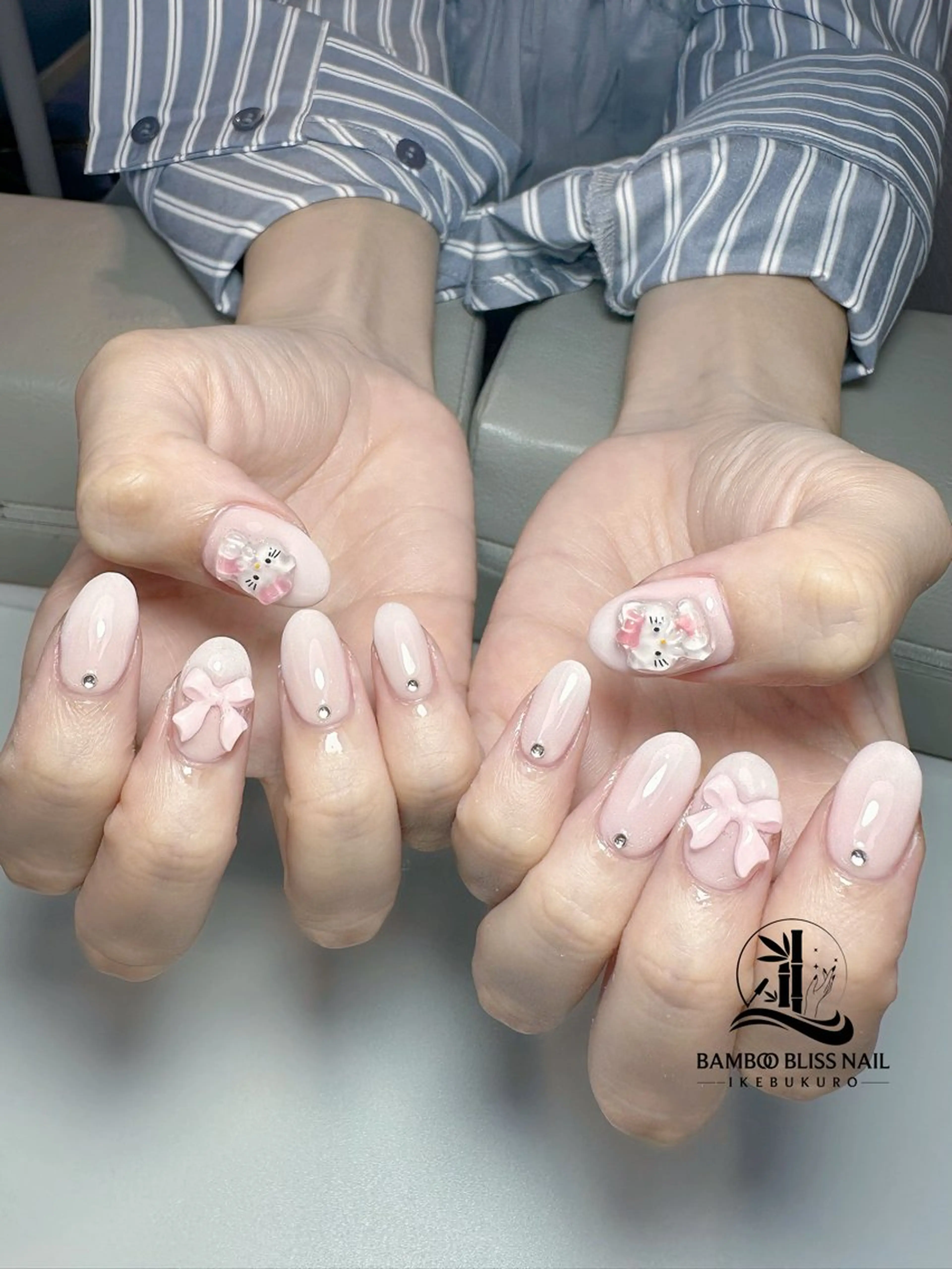 ネイル BAMBOO BLISS 研修用のネイルデザイン