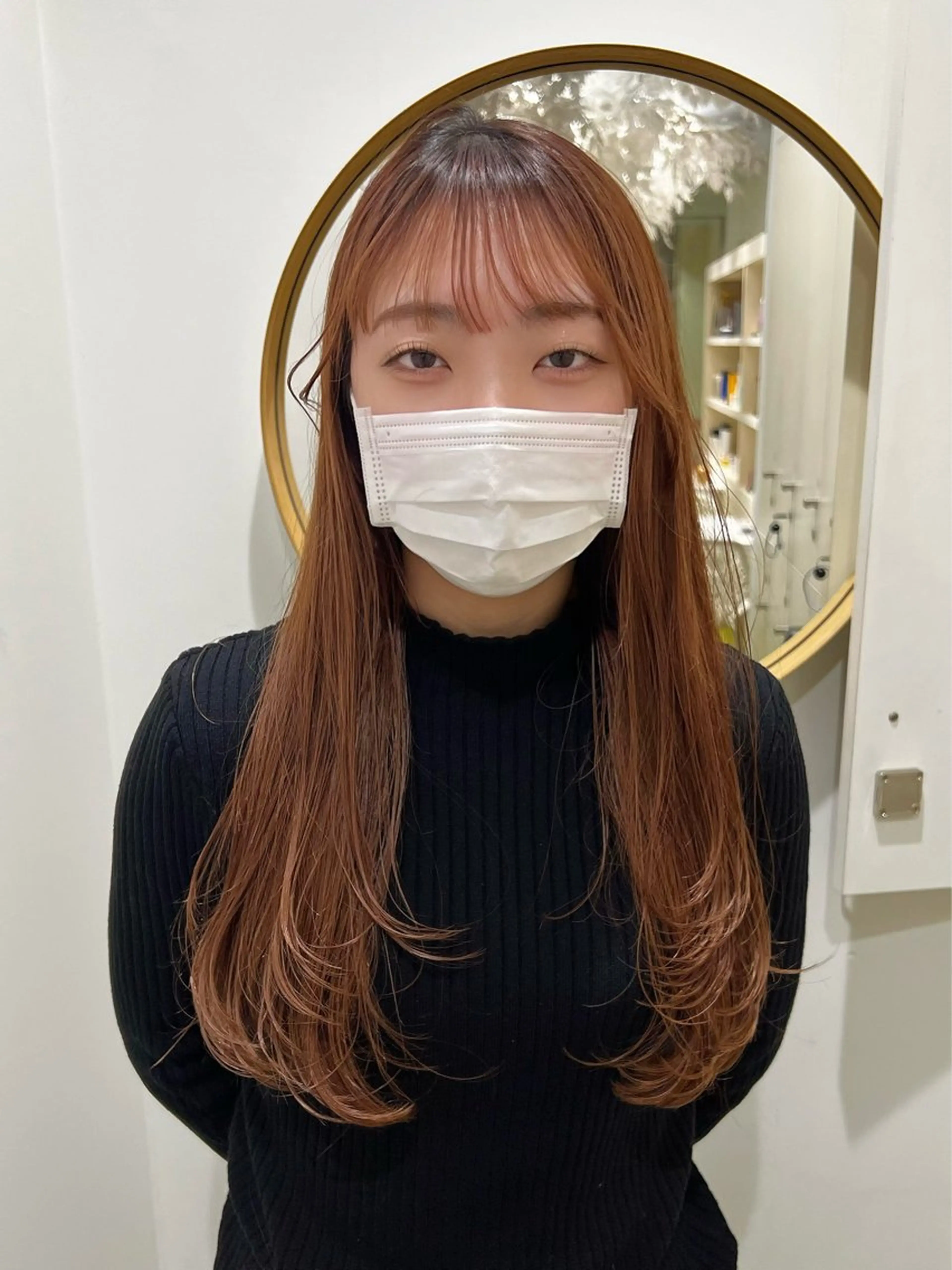 ロング レイヤーカット ローレイヤー Aman  D'or所属・ショート/ボブ/東 千耀のヘアスタイル