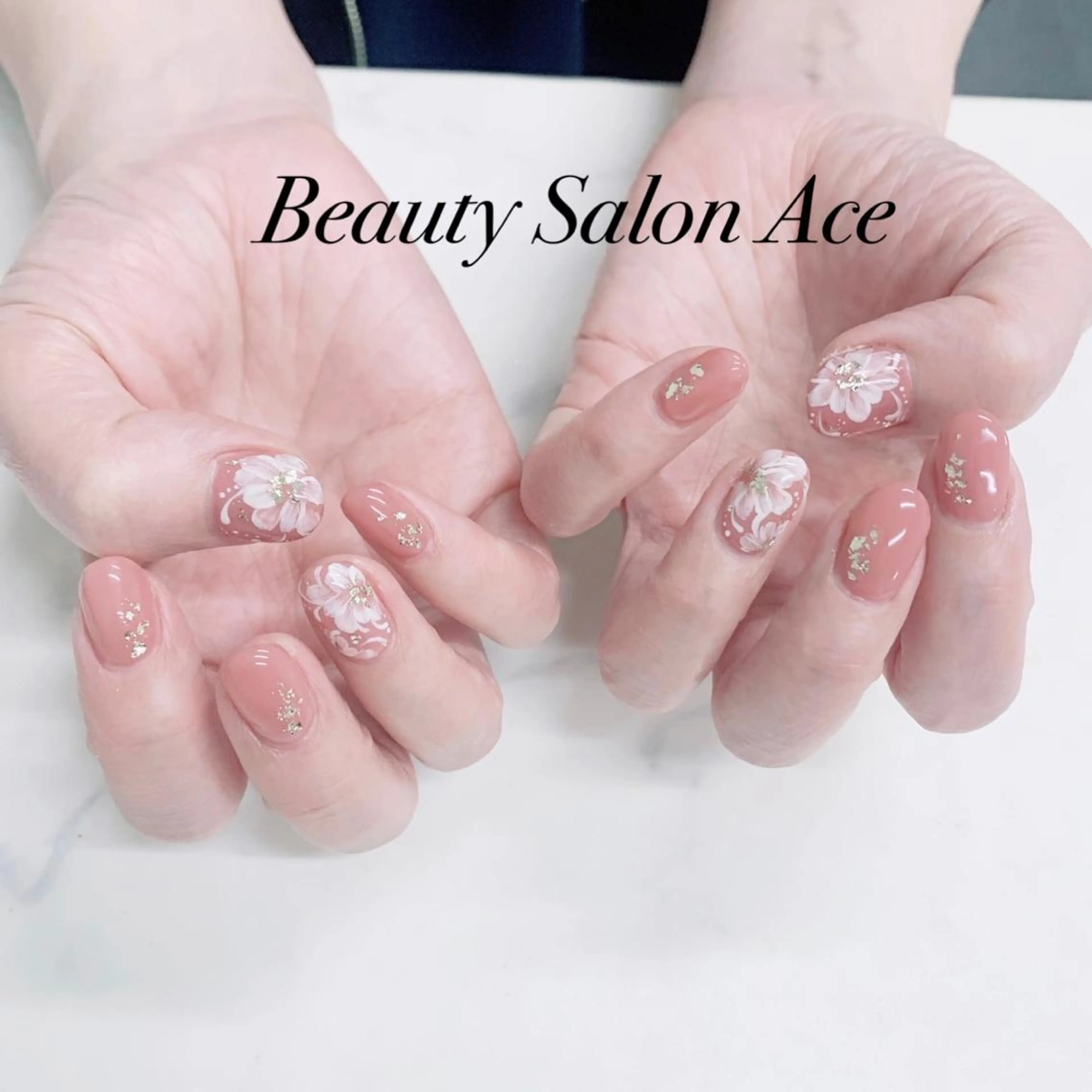 ネイル メンズネイル 春ネイル ハンドネイル ハンドケア Beauty Salon Ace（ネイルサロン　エース）所属・池袋フィルイン Ace♡長さだしのネイルデザイン