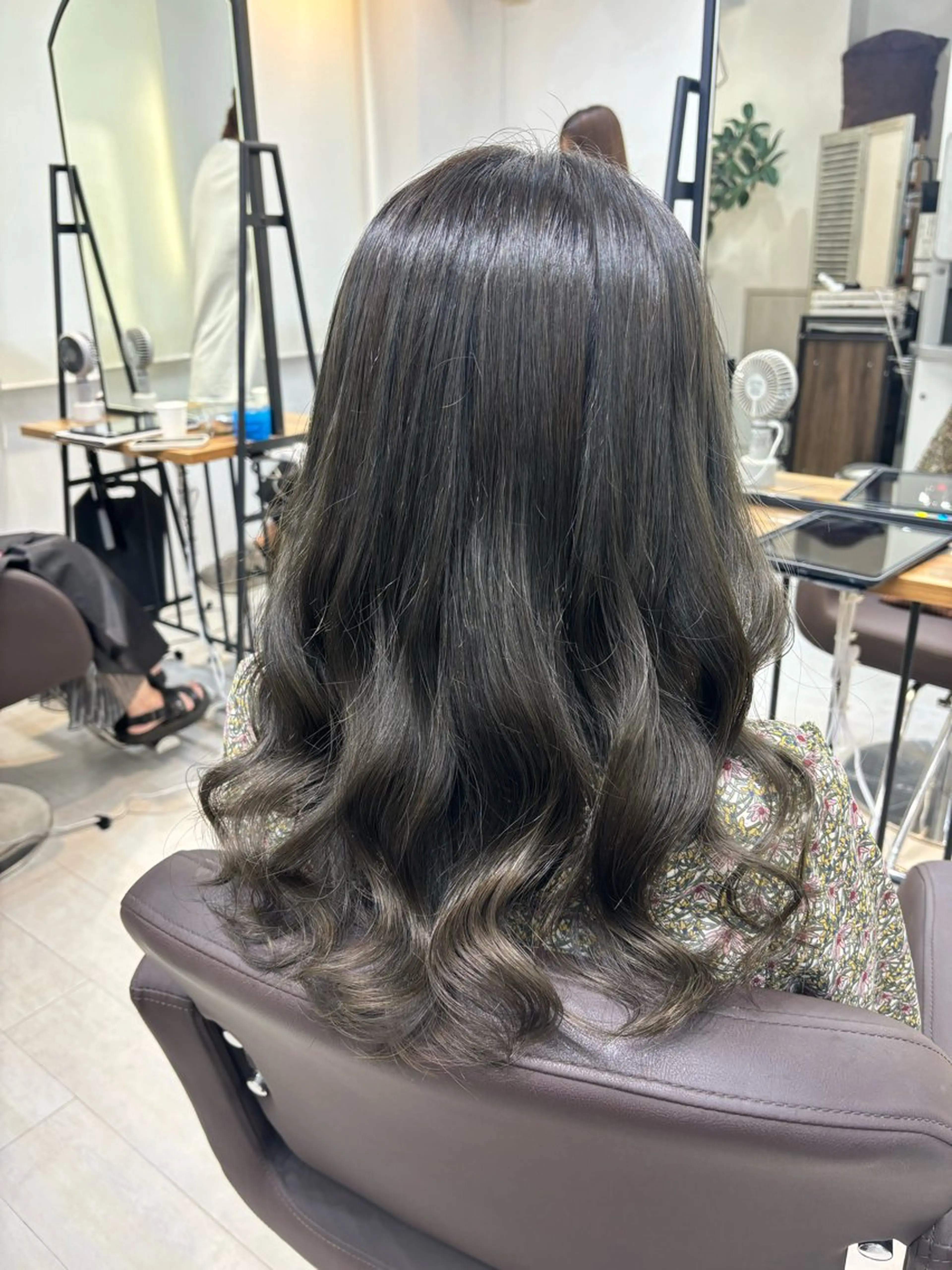ロング カット ヘアカラー トリートメント I S所属・🌿透明感カラー‪ 🍼KAZUKI🍓のヘアスタイル