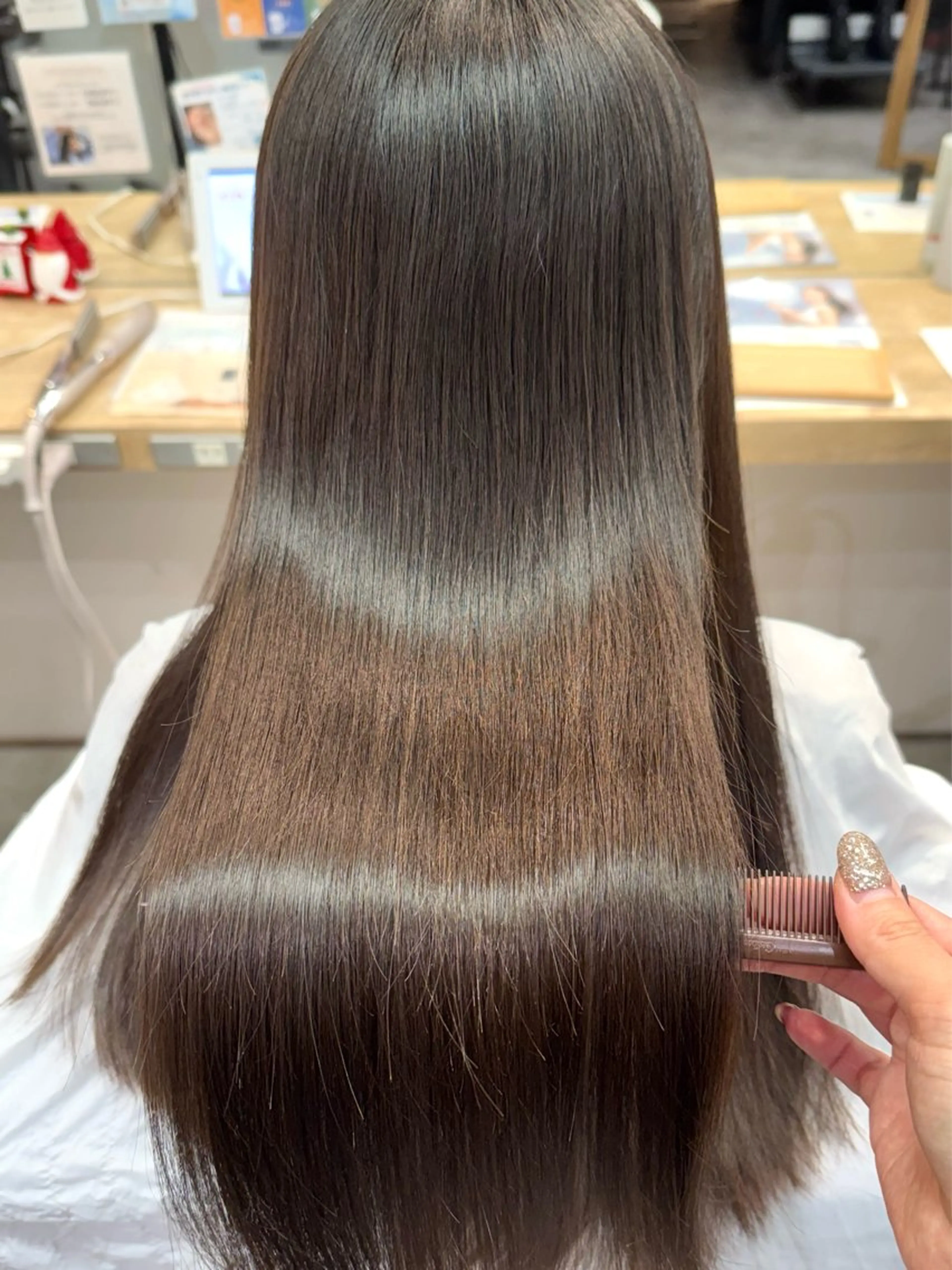 ロング 髪質改善 トリートメント 縮毛矯正/艶髪カラー /パーマ/ひふみ🌱のヘアスタイル