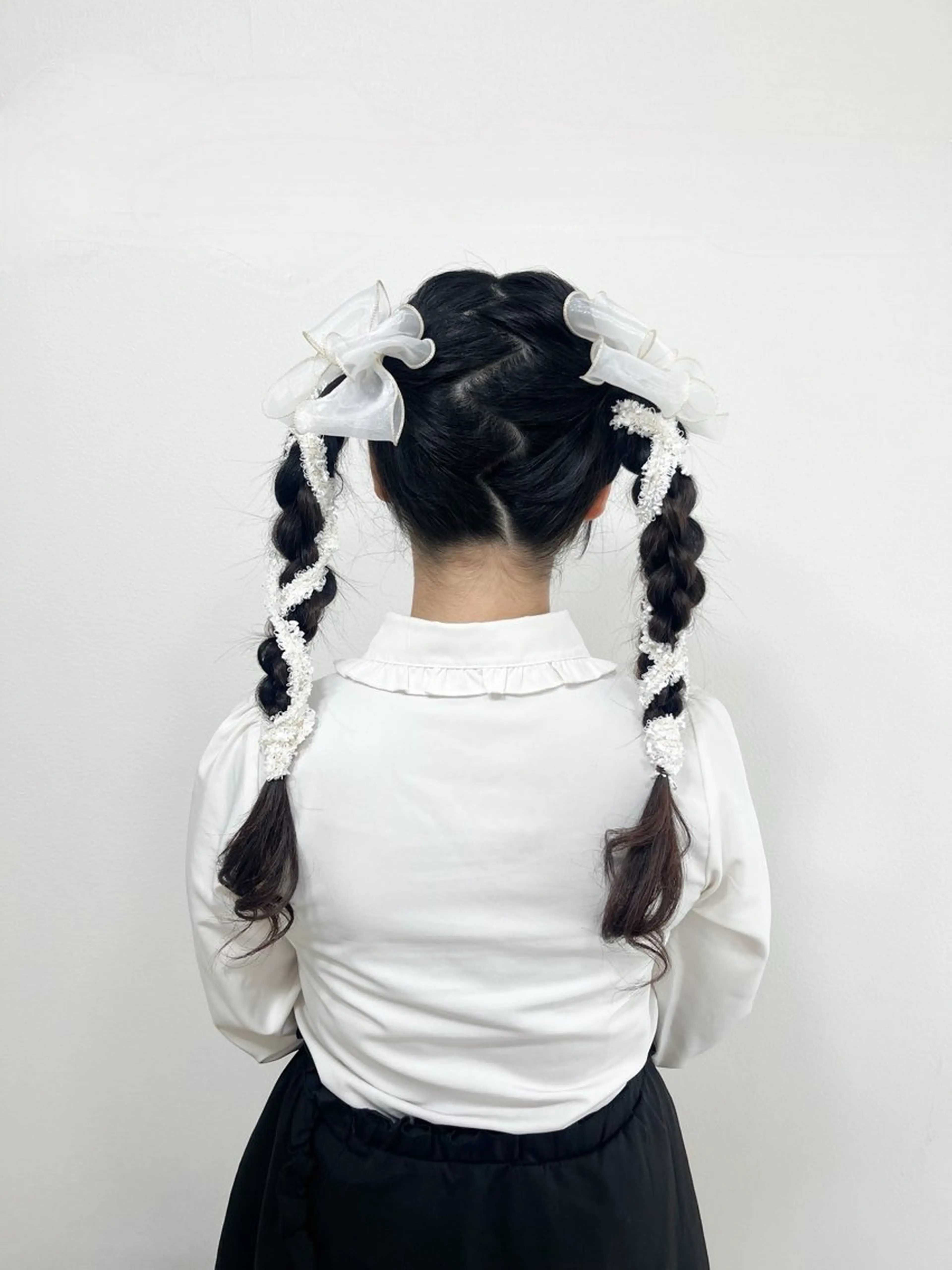 ロング ツインテール ヘアセットサロン /上坪愛美のヘアスタイル