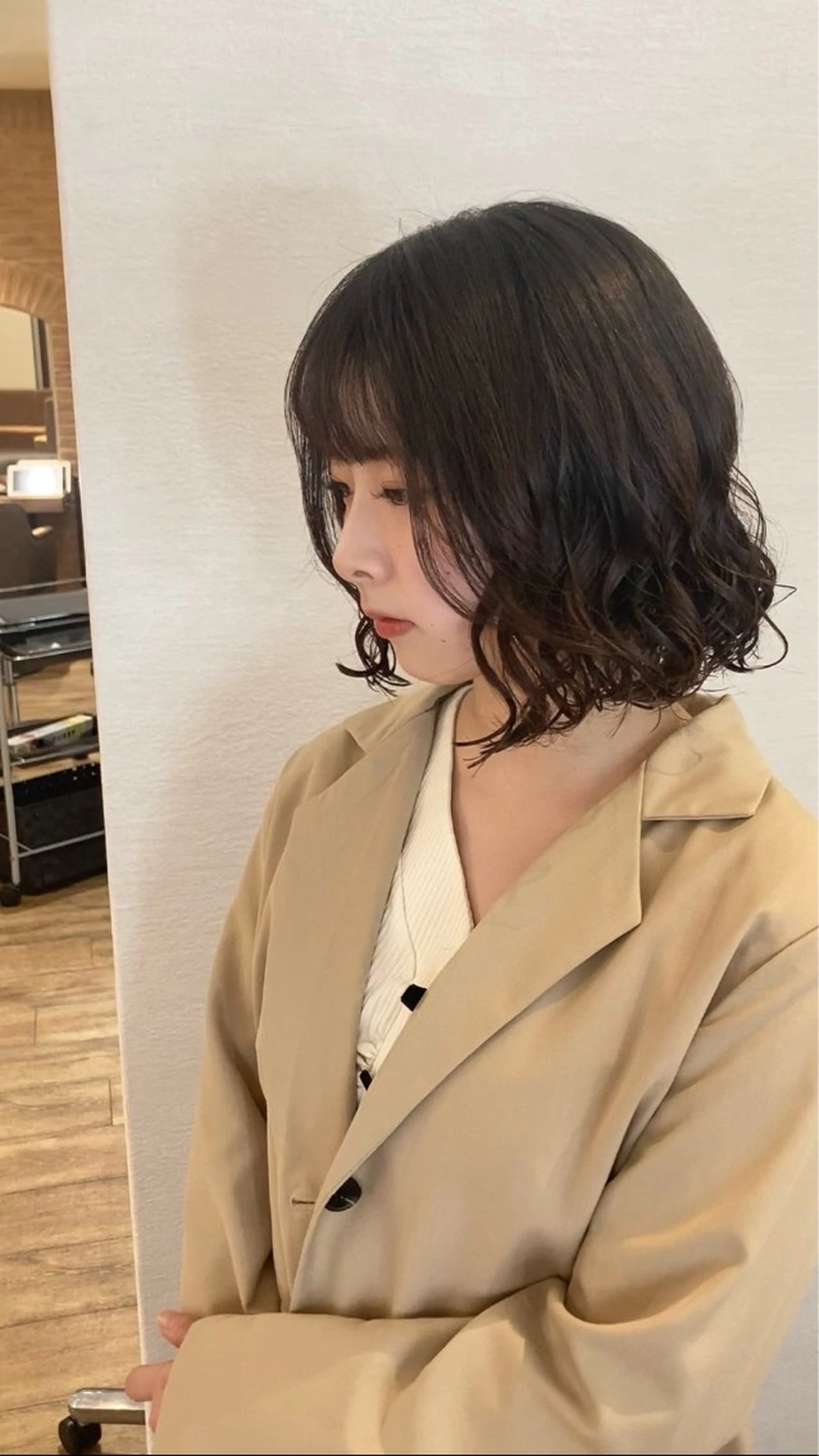 ■カット(ショートボブ/ボブ)■デジタルパーマ■酸熱トリートメントの写真