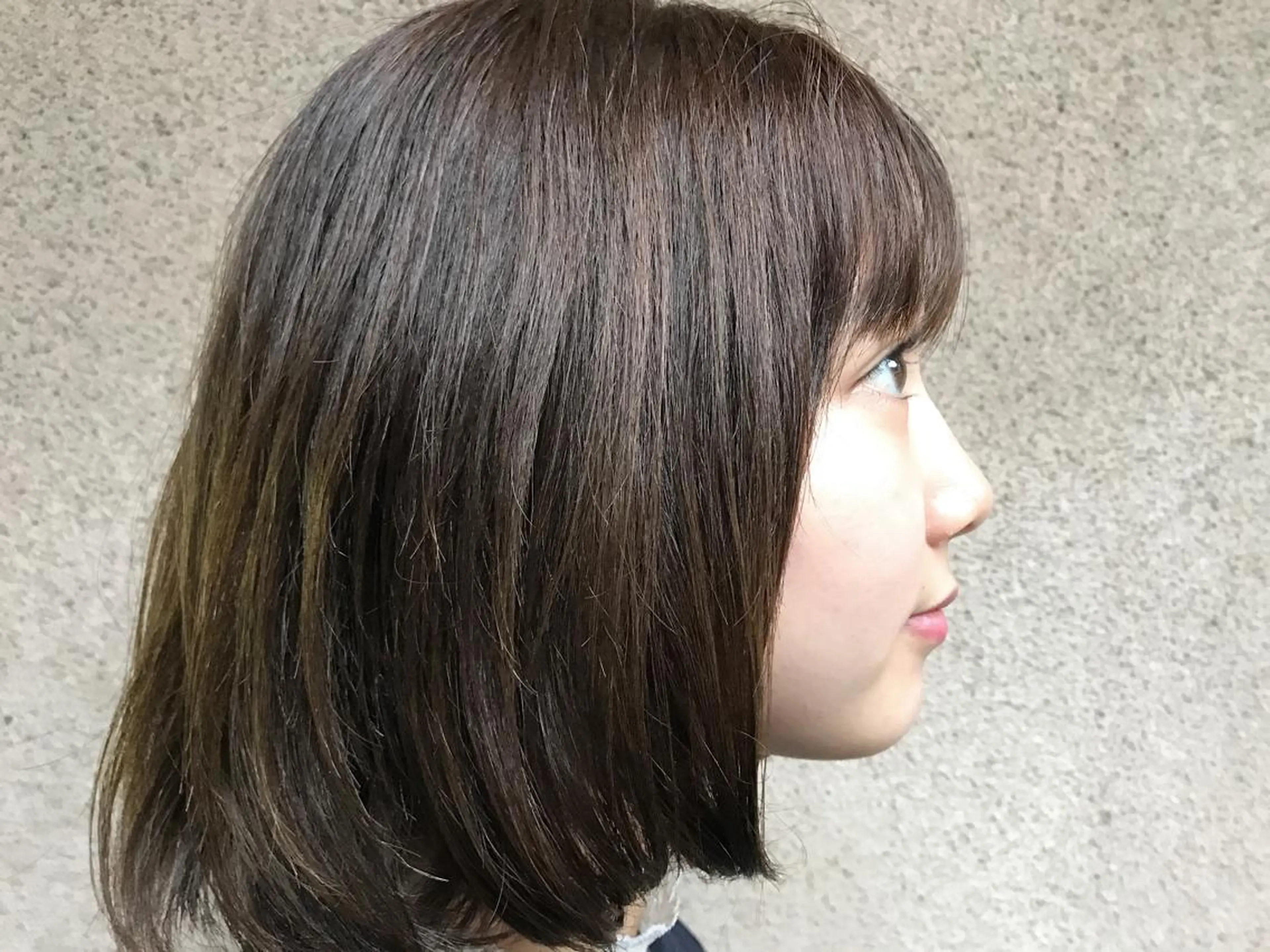 ショート カラー ベージュカラー ボブ カット ヘアカラー トリートメント vato マンツーマンサロンのヘアスタイル