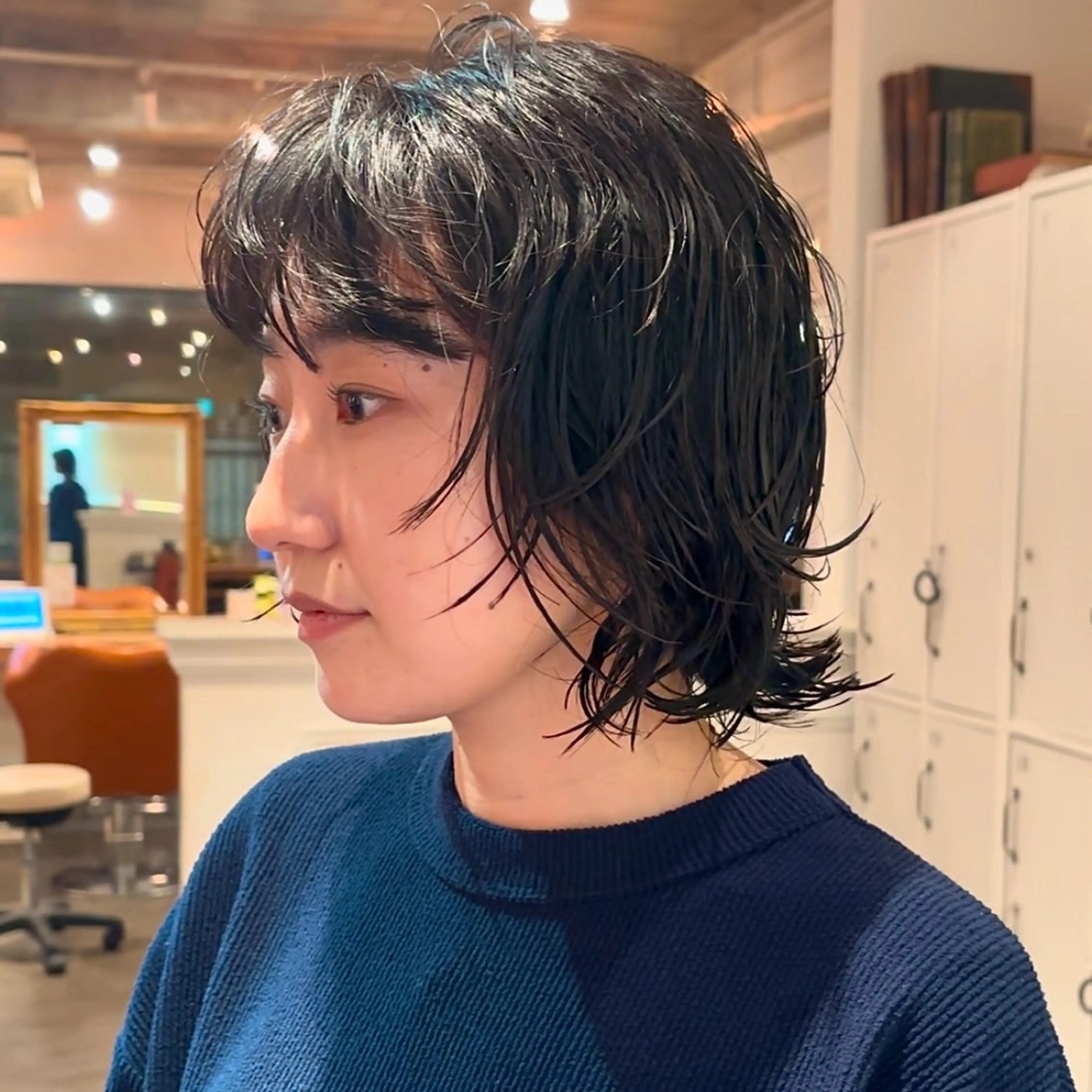 ショート パーマ レイヤーカット ボブ/レイヤー 山川廉弥のヘアスタイル