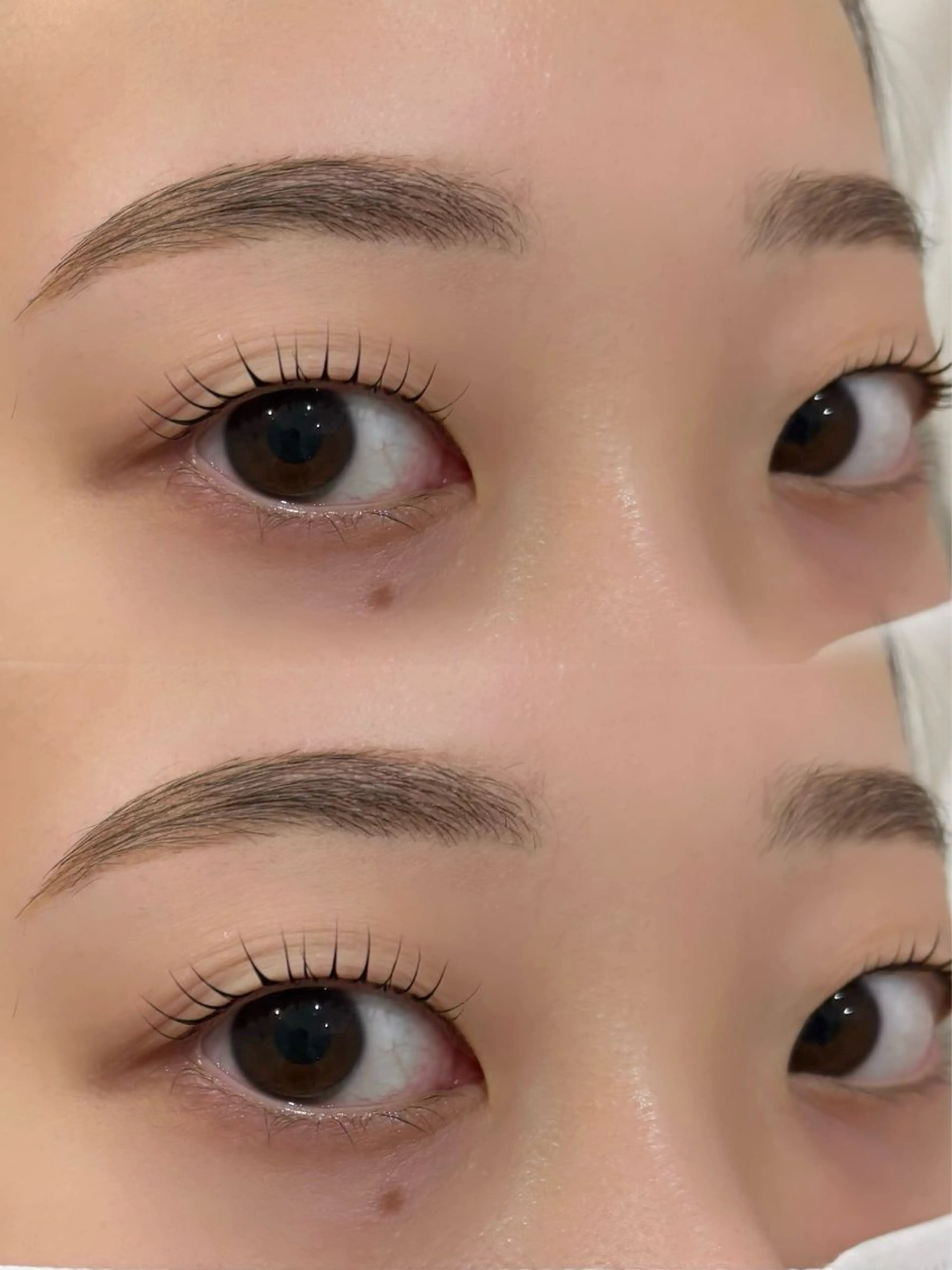 まつげパーマ×アイブロウワックスセットメニューの写真