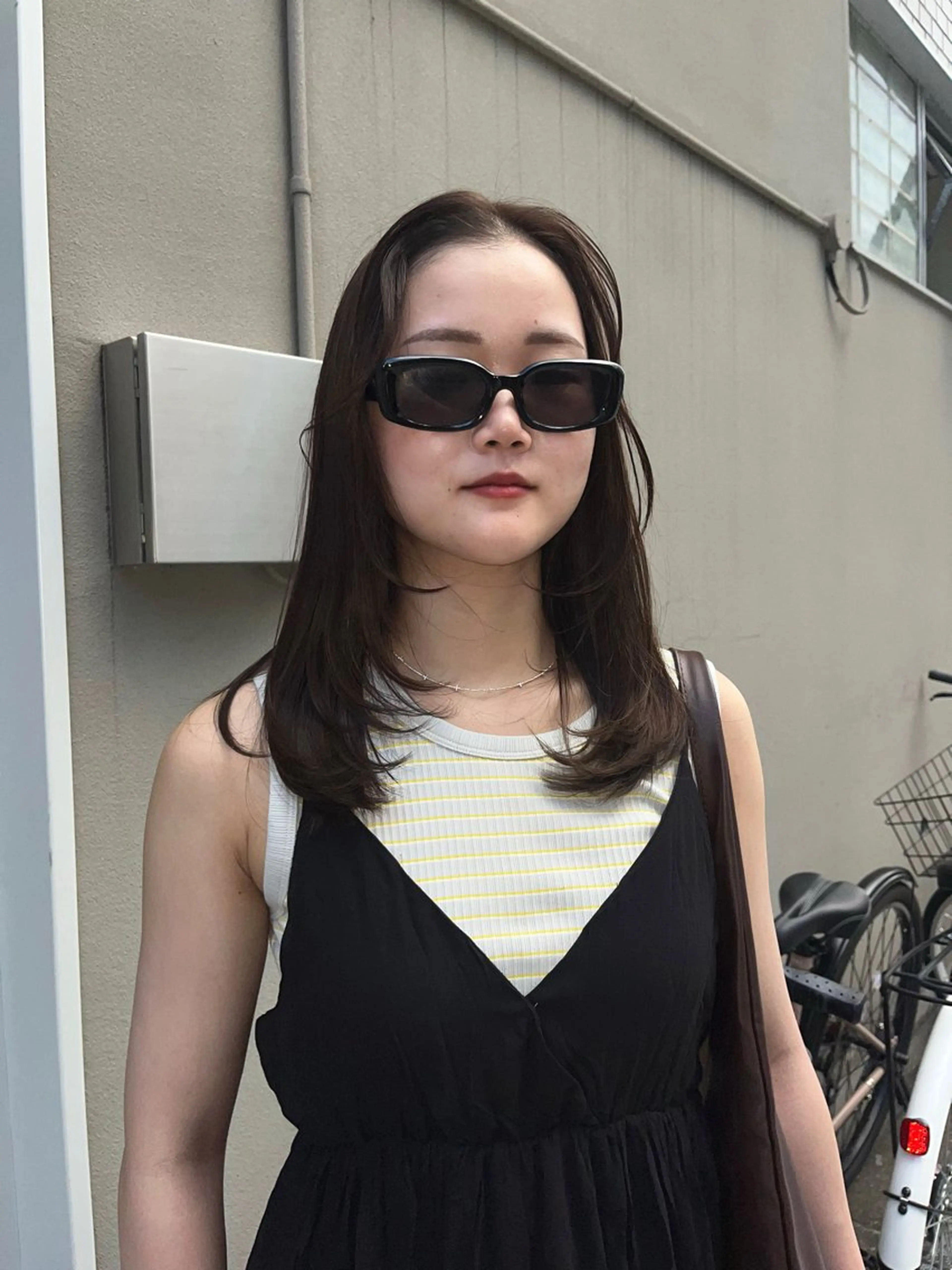 ロング ヘアカラー トリートメント sliver ・siki /YUIのヘアスタイル