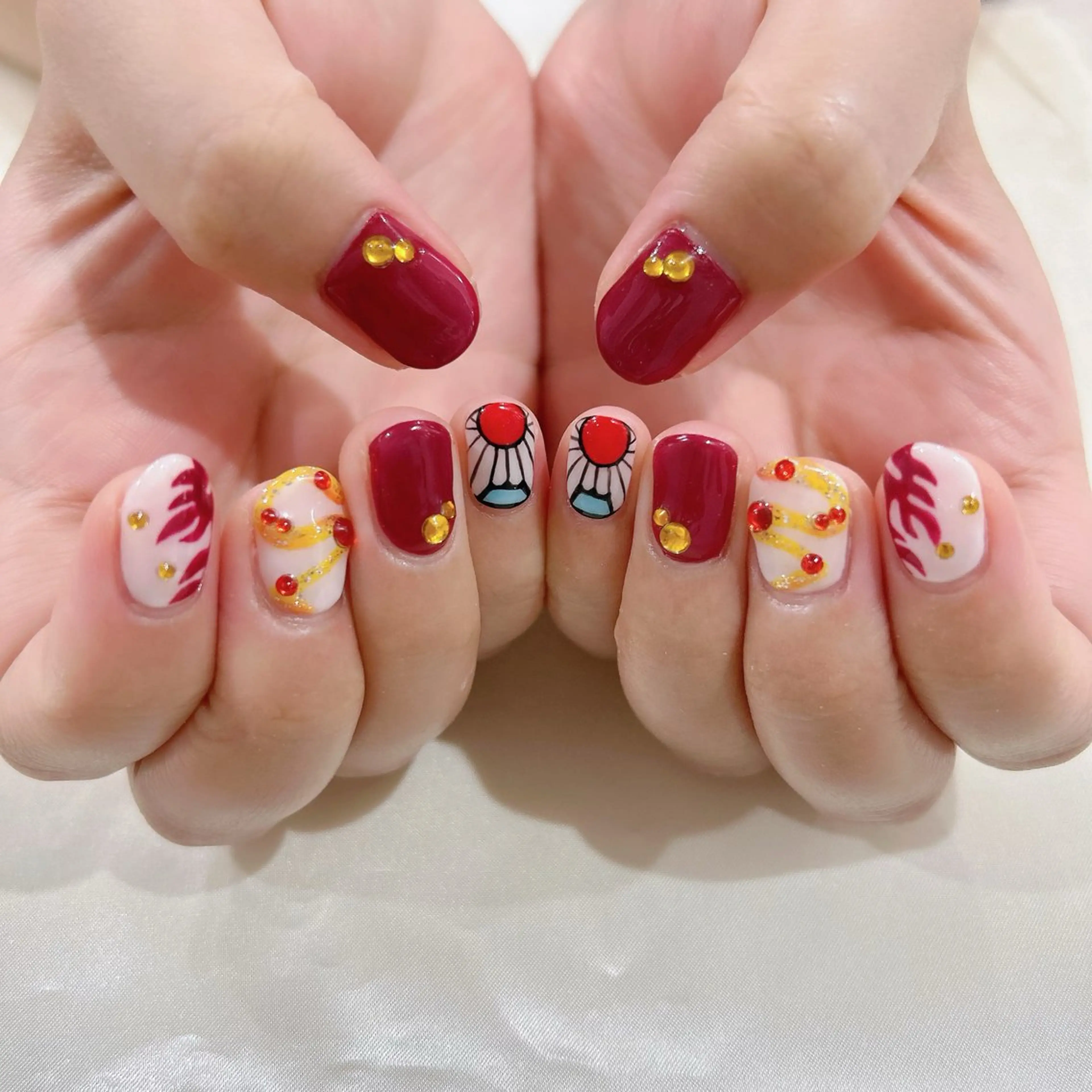 ネイル ジェルネイル パラジェル ハンドネイル Nail Kのネイルデザイン