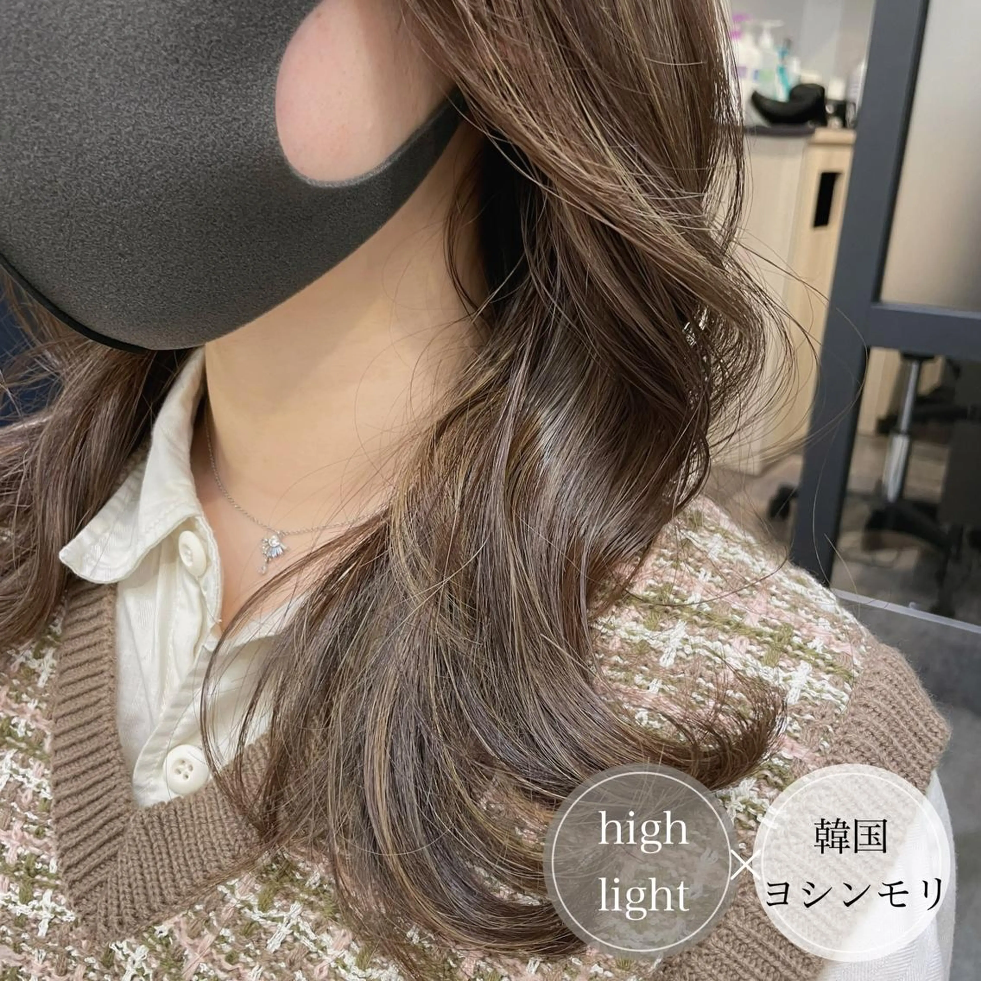 ミディアム カラー ブリーチ イヤリングカラー インナーカラー くせ毛 似合わせカット ショート・ボブ💫 シブヤトモヒロのヘアスタイル