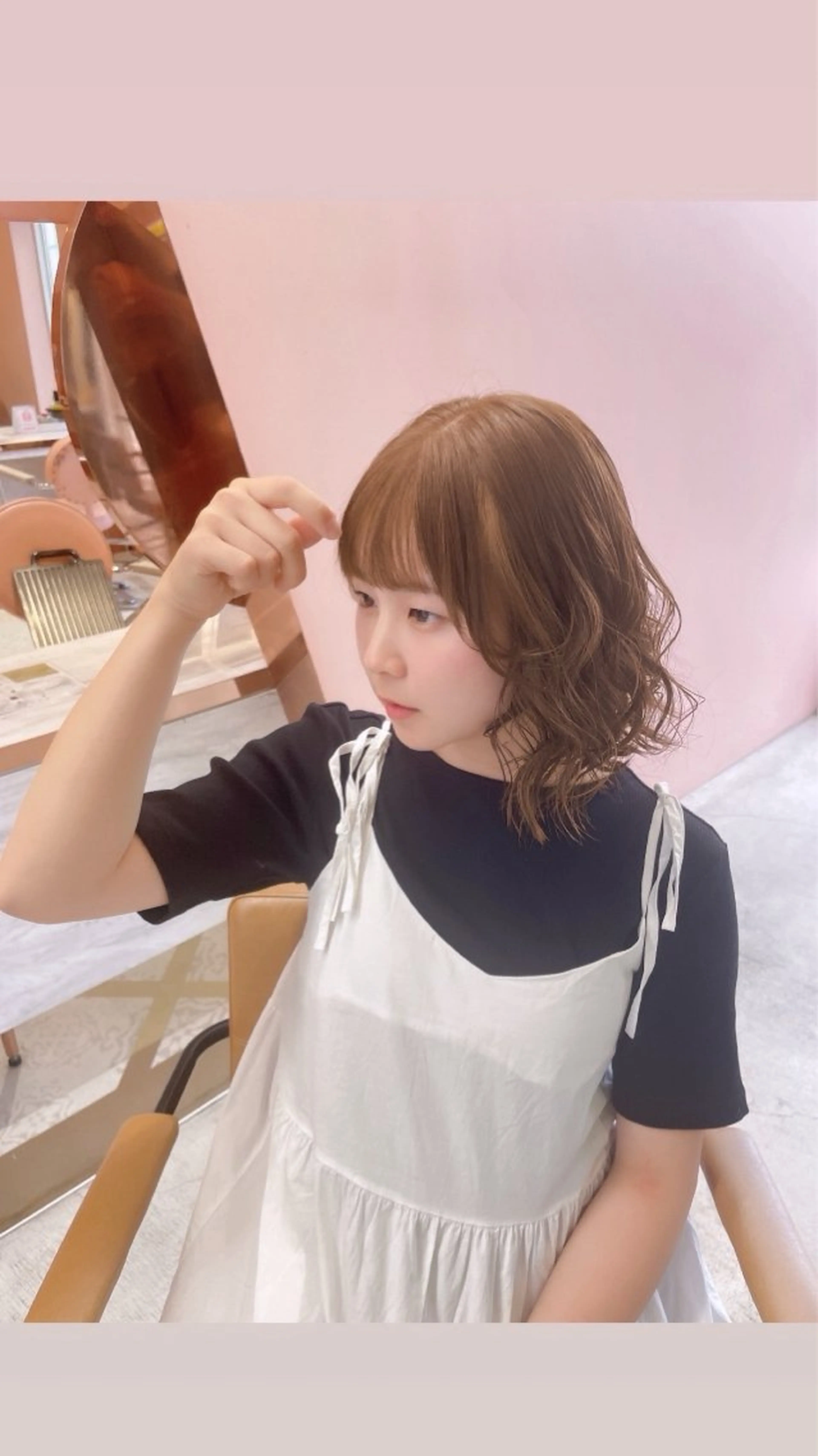 カラー 艶髪ワンホンヘア🩶 ayaha🩶のヘアスタイル
