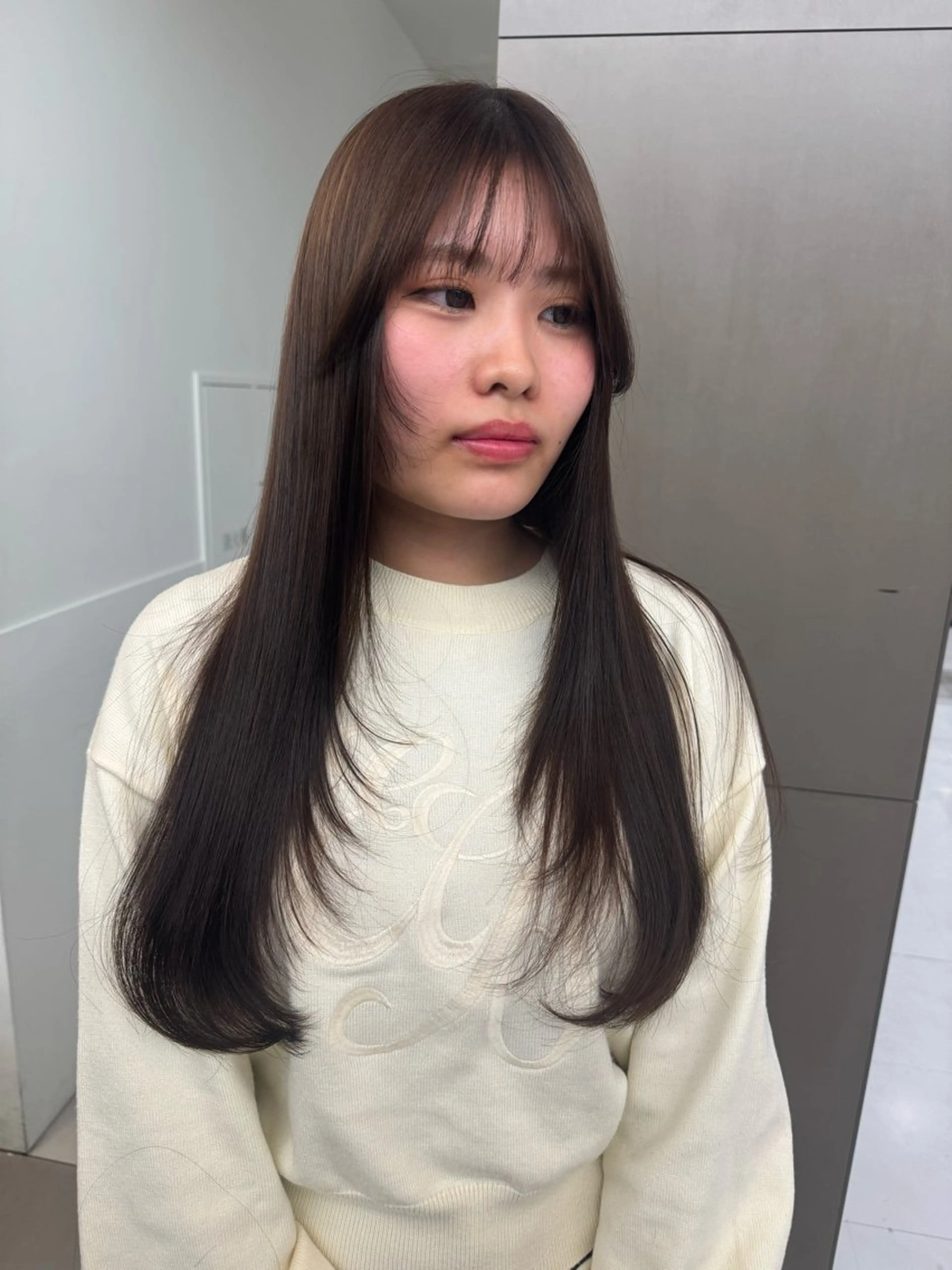 ロング ベージュカラー推し ⭐️kiraraのヘアスタイル