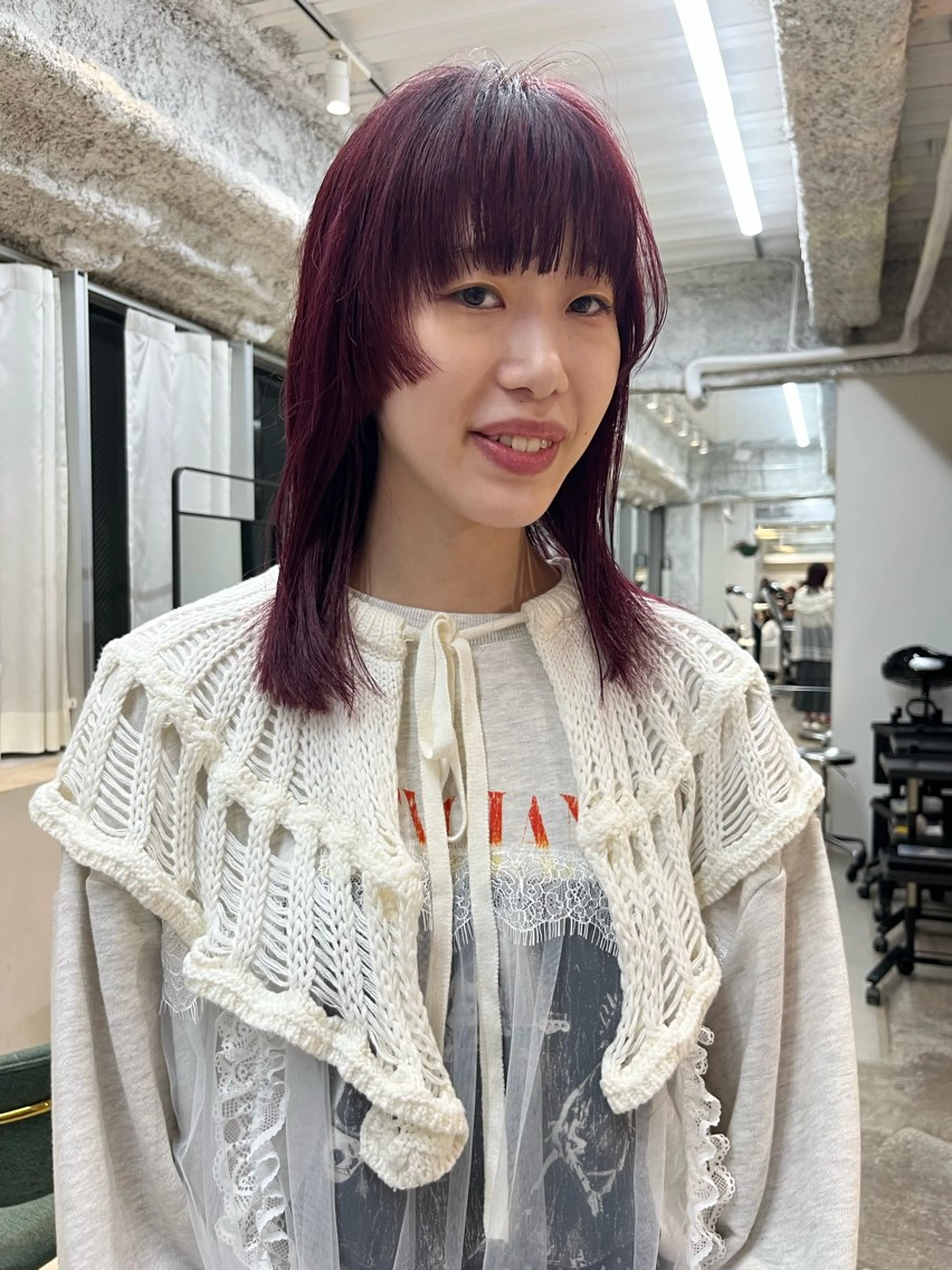 セミロング カラー ANY／ Nanaのヘアスタイル