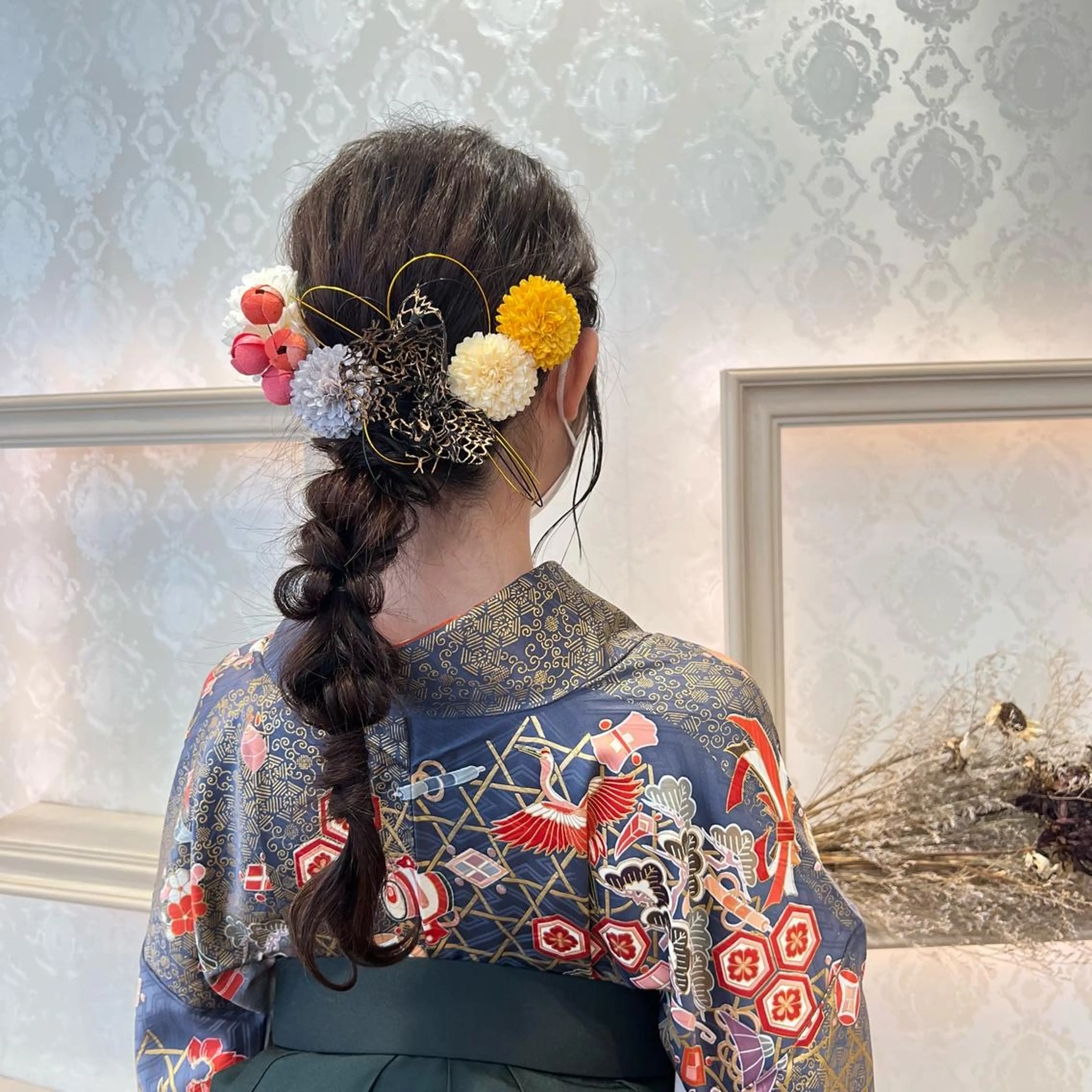 ヘアアレンジ 卒業式のヘアスタイル SALOWIN川崎WEST店所属・🌷川崎/アレンジ/ 暖色ボブ/コトネ🌷のヘアスタイル
