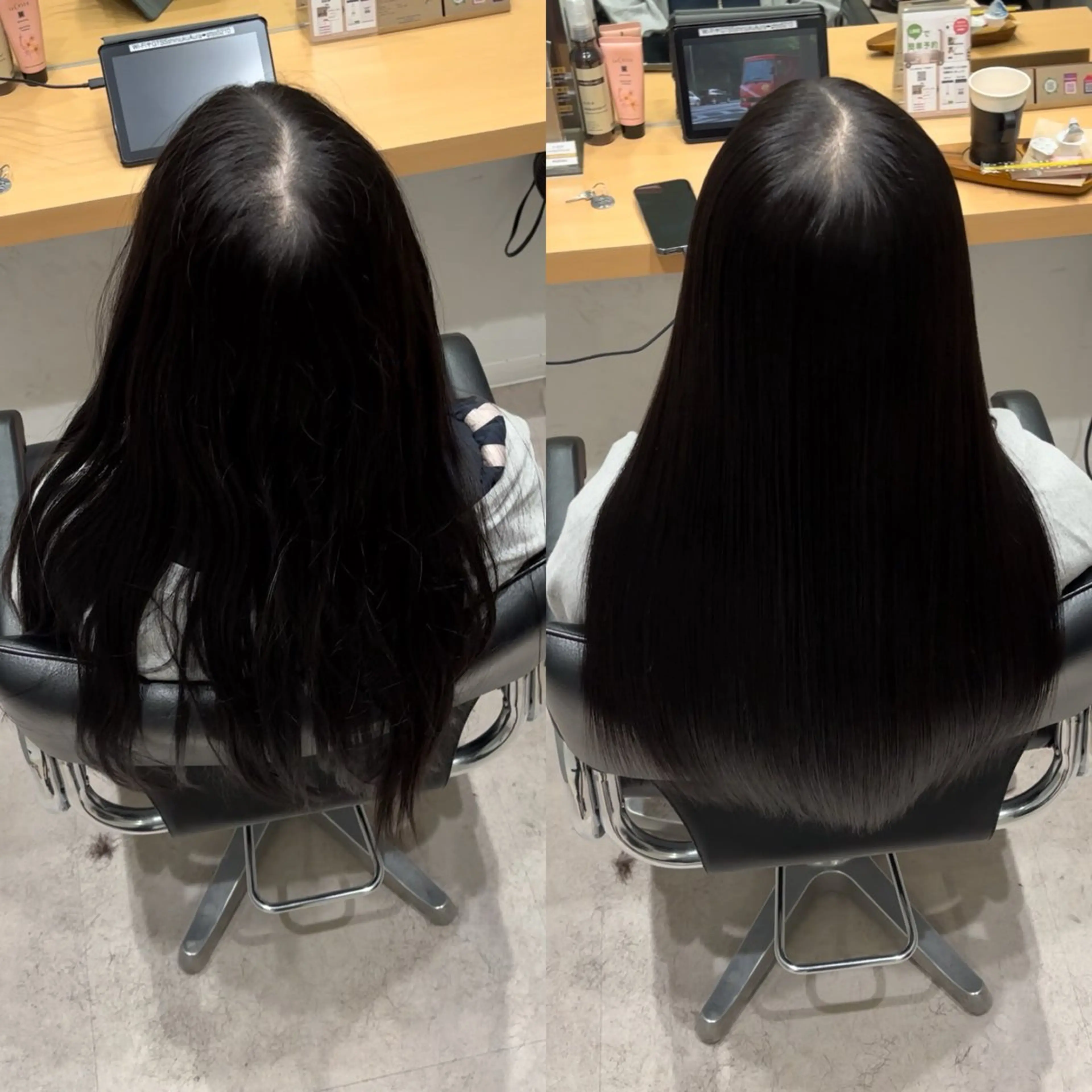 セミロング 髪質改善 トリートメント トリートメント ヘッドスパ GOTODAY  SHAiRE SALON　新宿Aura店所属・髪質改善ヘアケア 艶髪特化/上田のヘアスタイル