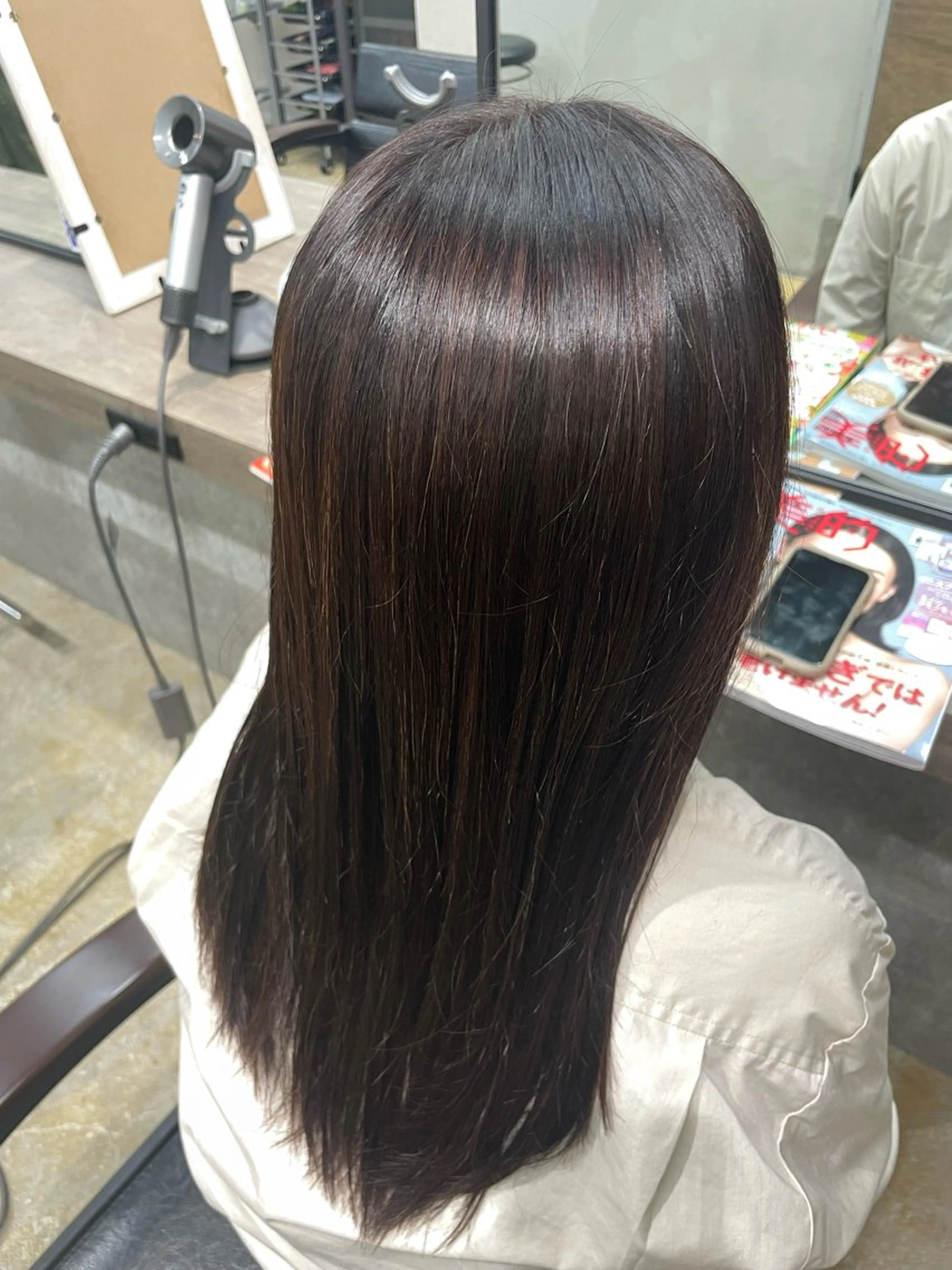 ロング カラー ブラウンカラー ナチュラルブラウン ヘアカラー ブレンバイドット所属・ニュアンスカラー/ 🫧レミ(坊主)のヘアスタイル