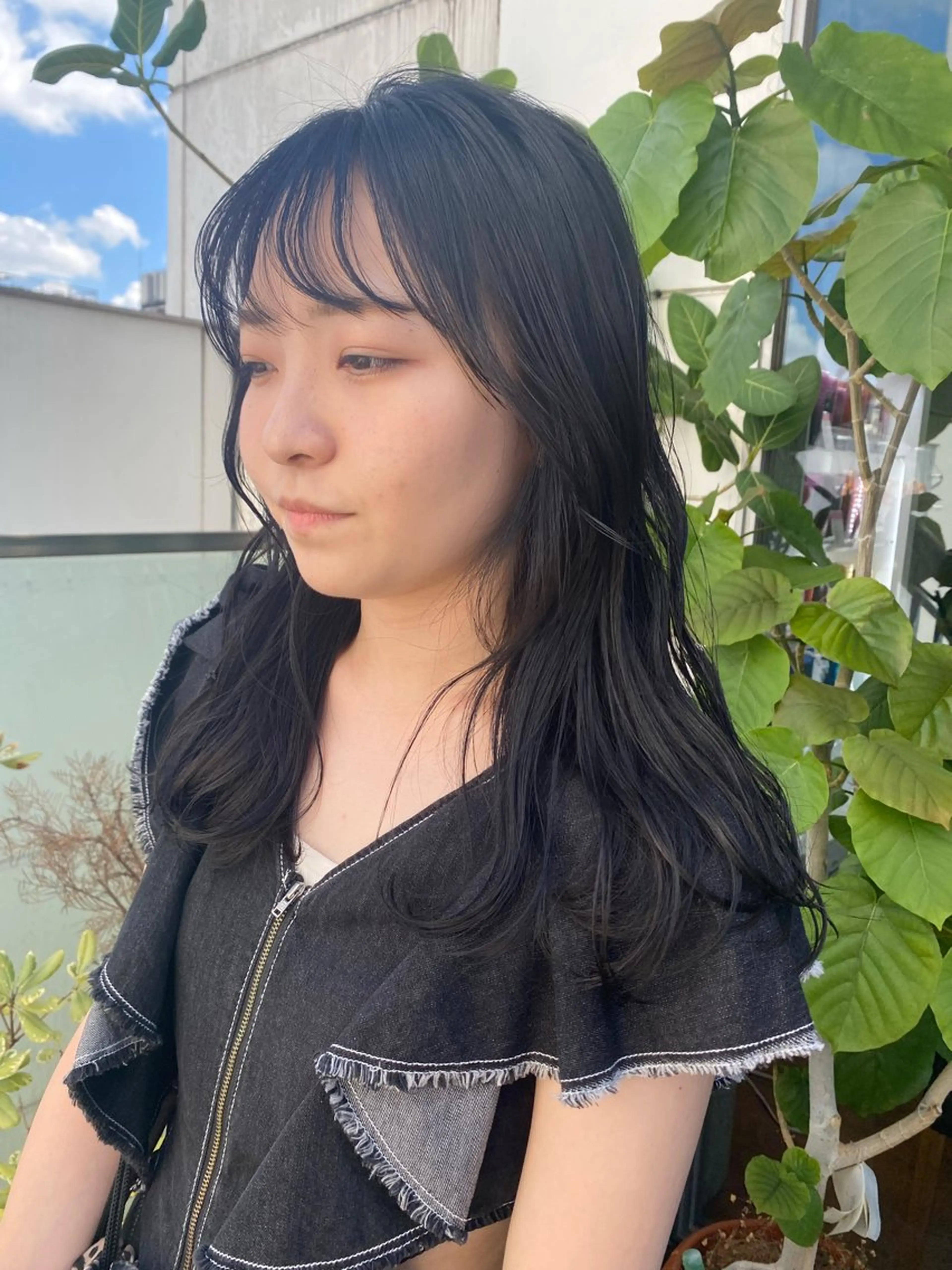 セミロング カラー パーマ ヘアアレンジ グレージュ カット ヘアカラー トリートメント ヘッドスパ 押切 響 のヘアスタイル