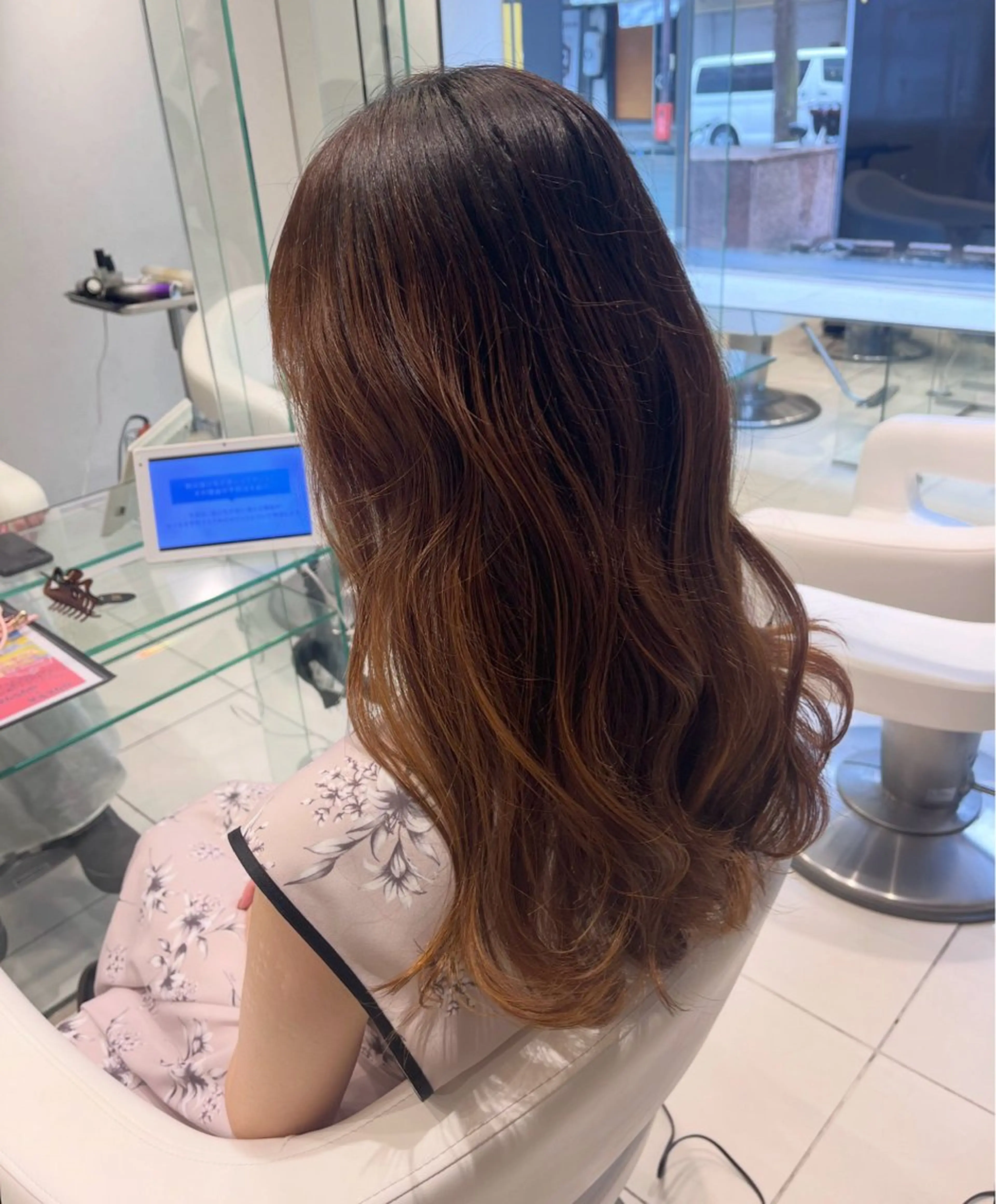 ロング ロング 🎀10/7ご案内 可能です🎀柳生陽香のヘアスタイル