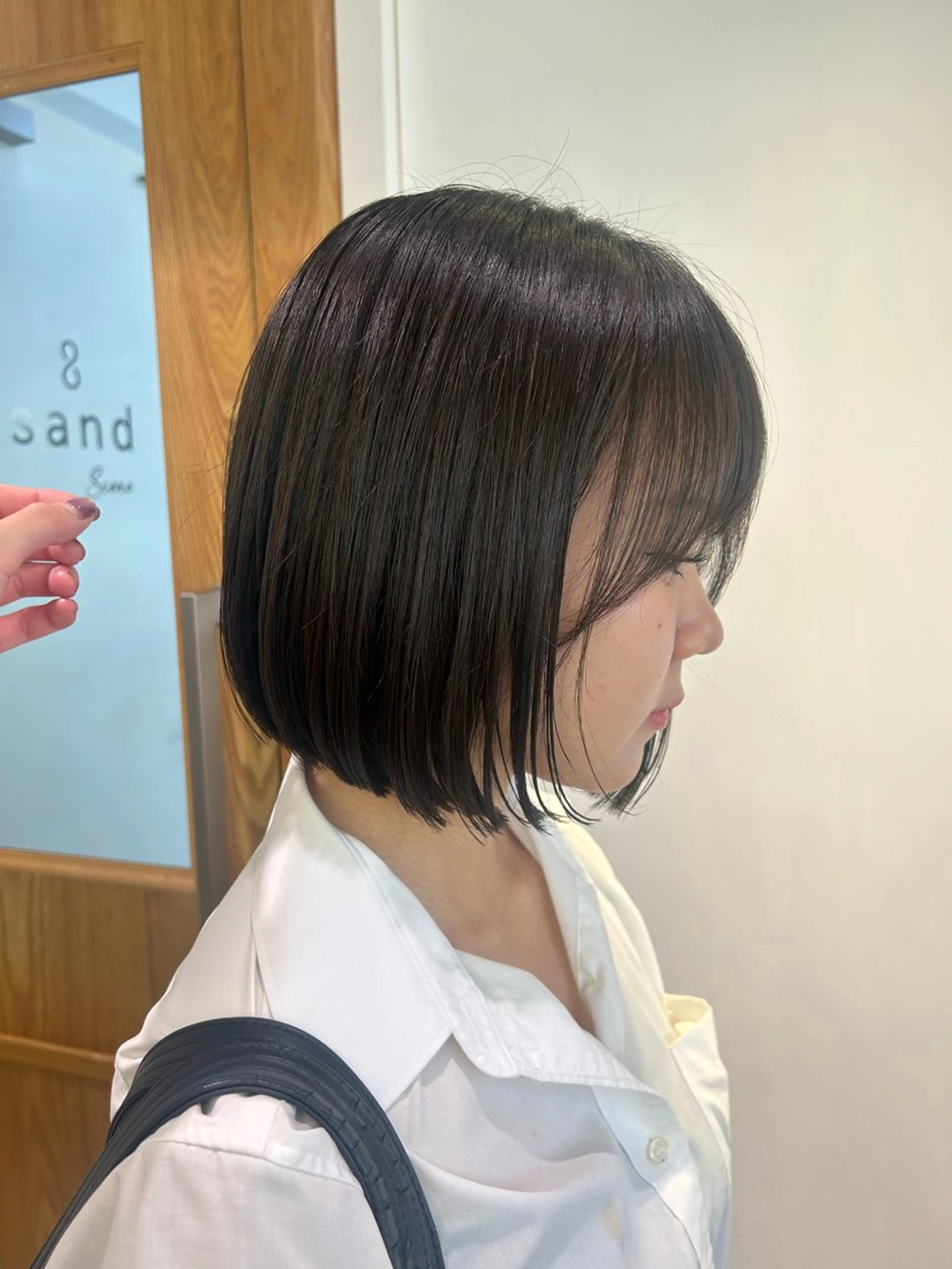 ショート ボブ 表参道パツッとボブ 美容師♡ゆいかのヘアスタイル