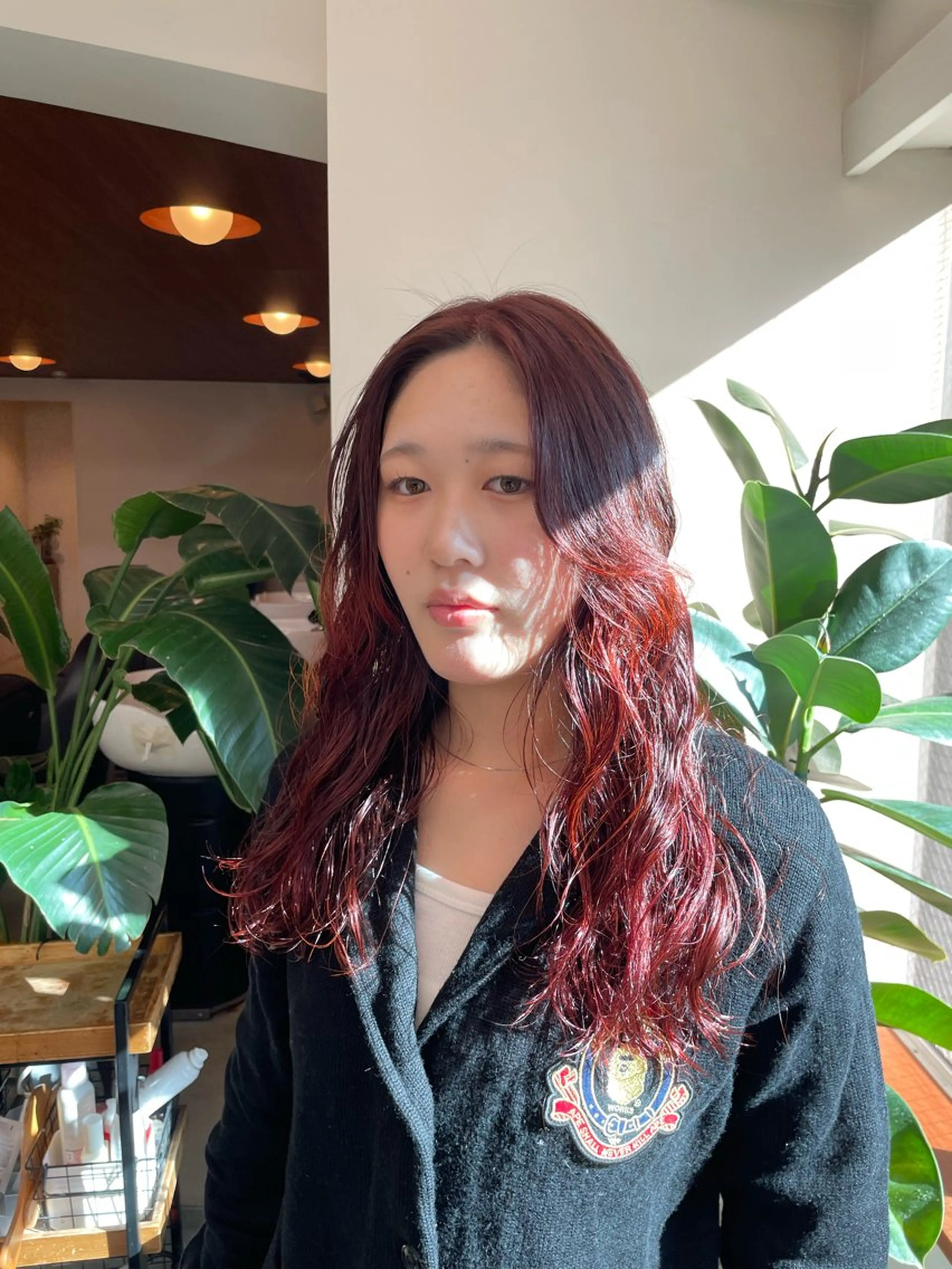 ロング ヘアカラー ボブ/ショート おおいえひびきのヘアスタイル