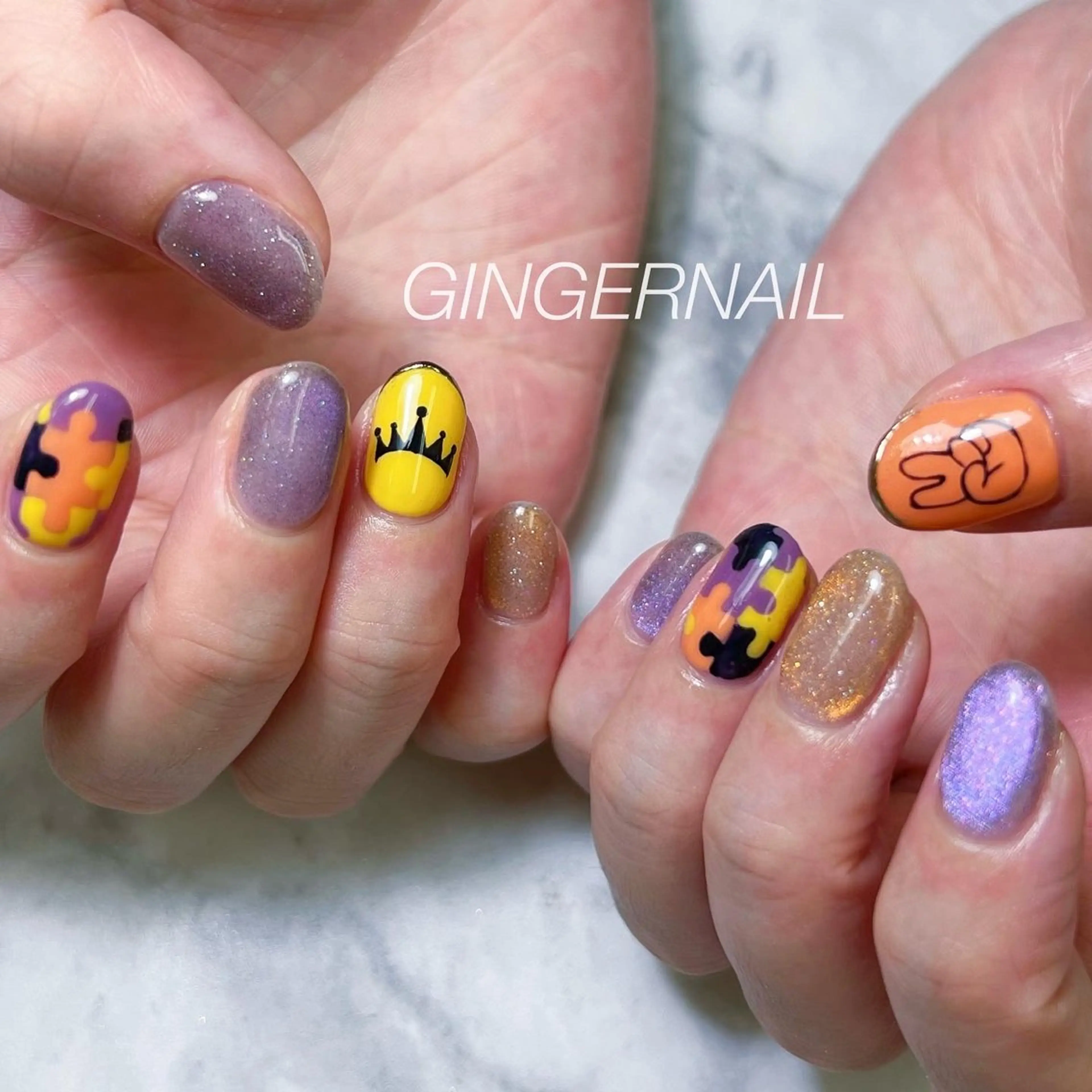 ネイル ハンドネイル ハンドケア GINGER NAIL所属・代々木 GINGERNAILのネイルデザイン