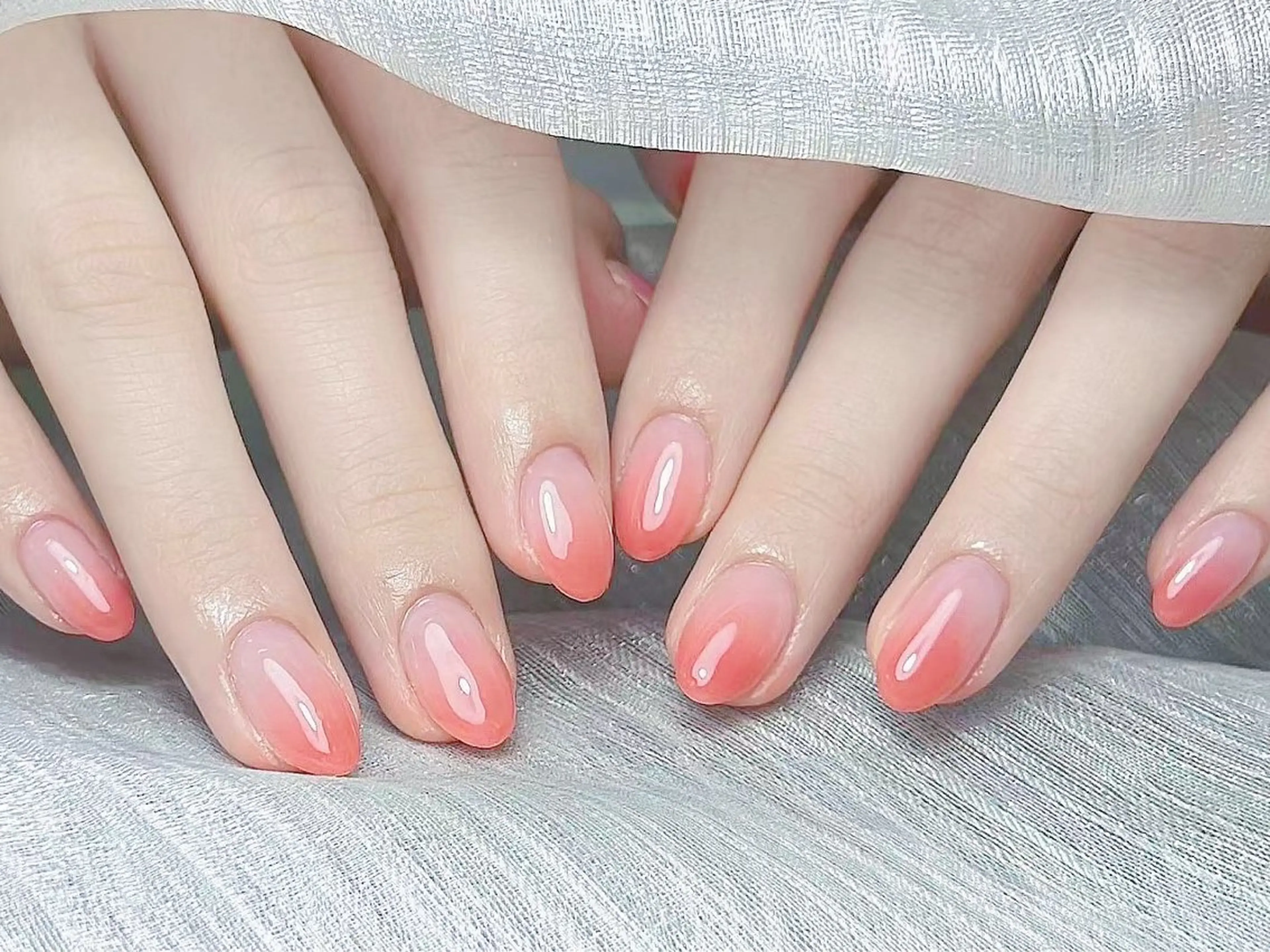 ネイル チークネイル 長さ出し フレンチネイル グラデーション マグネットネイル ハンドネイル ハンドケア ⭐️Dreamy Nail⭐️のネイルデザイン
