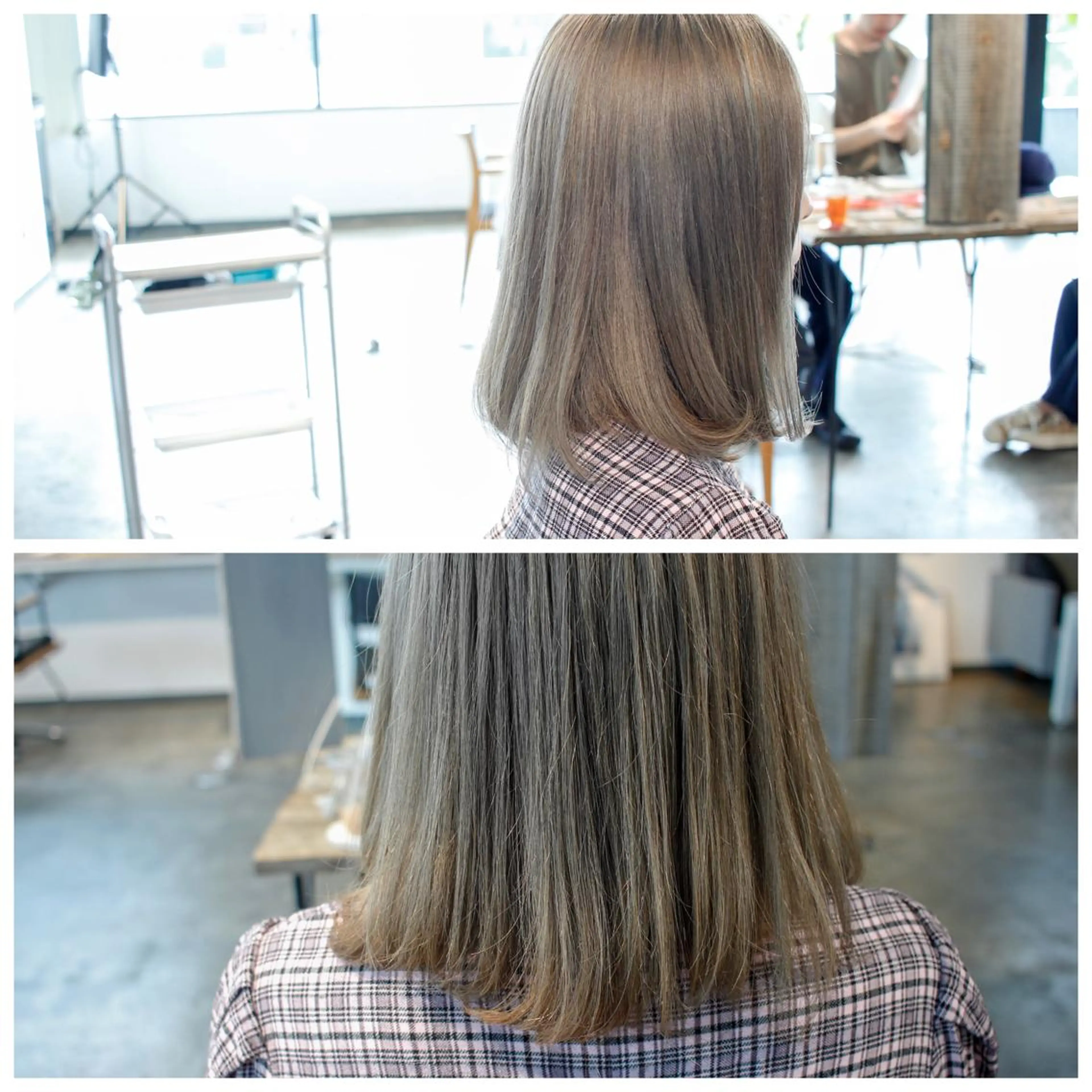 ミディアム カラー ミディアムパーマ ベージュカラー ブリーチ ケアブリーチ 透明感カラー カット ヘアカラー トリートメント BOB🌟ハイトーン /ブリーチ/TAKUのヘアスタイル