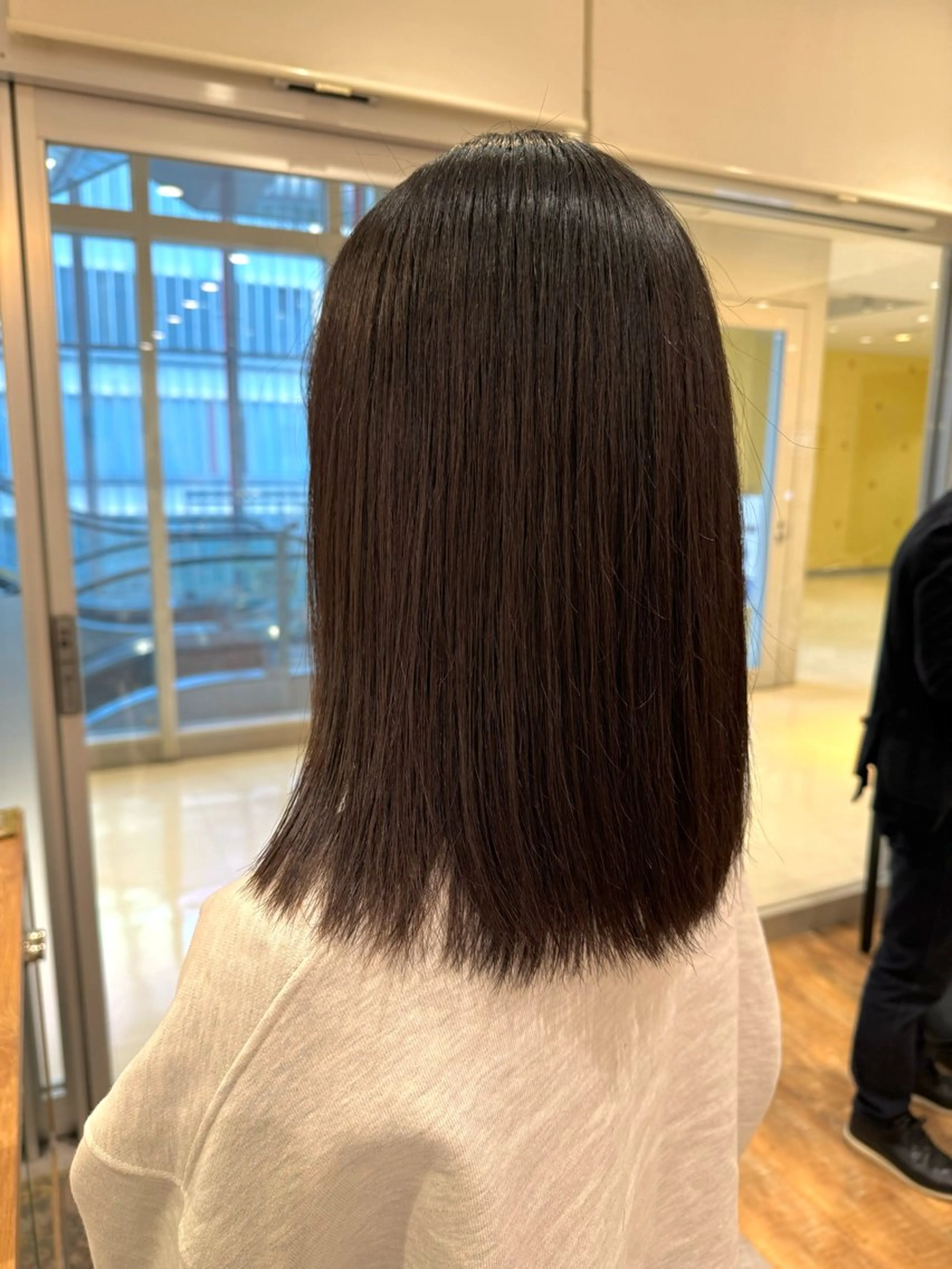 ミディアム 縮毛矯正 透明感/オリーブ /わがつまこうすけのヘアスタイル