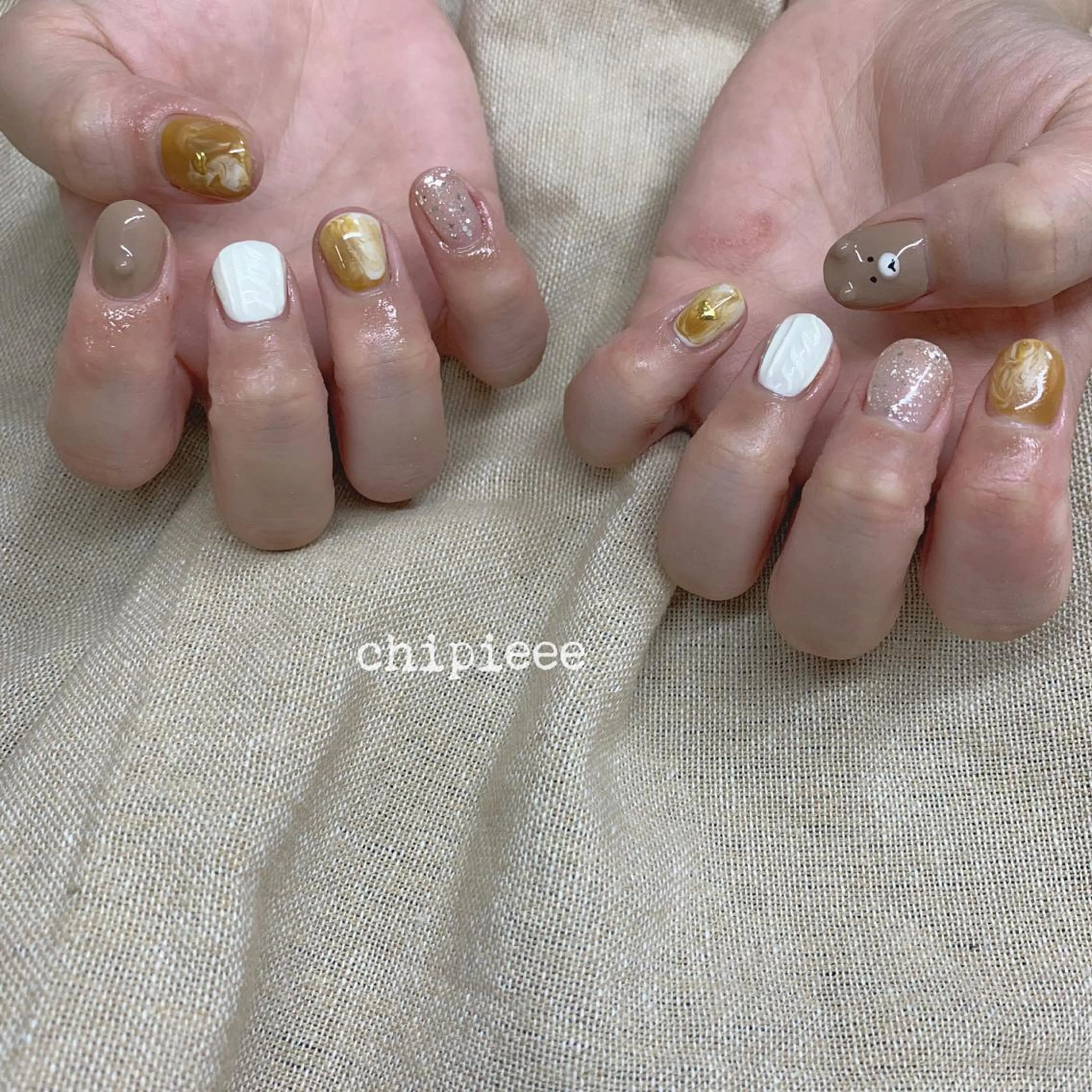 ネイル 冬ネイル charme所属・. SHIORIのネイルデザイン