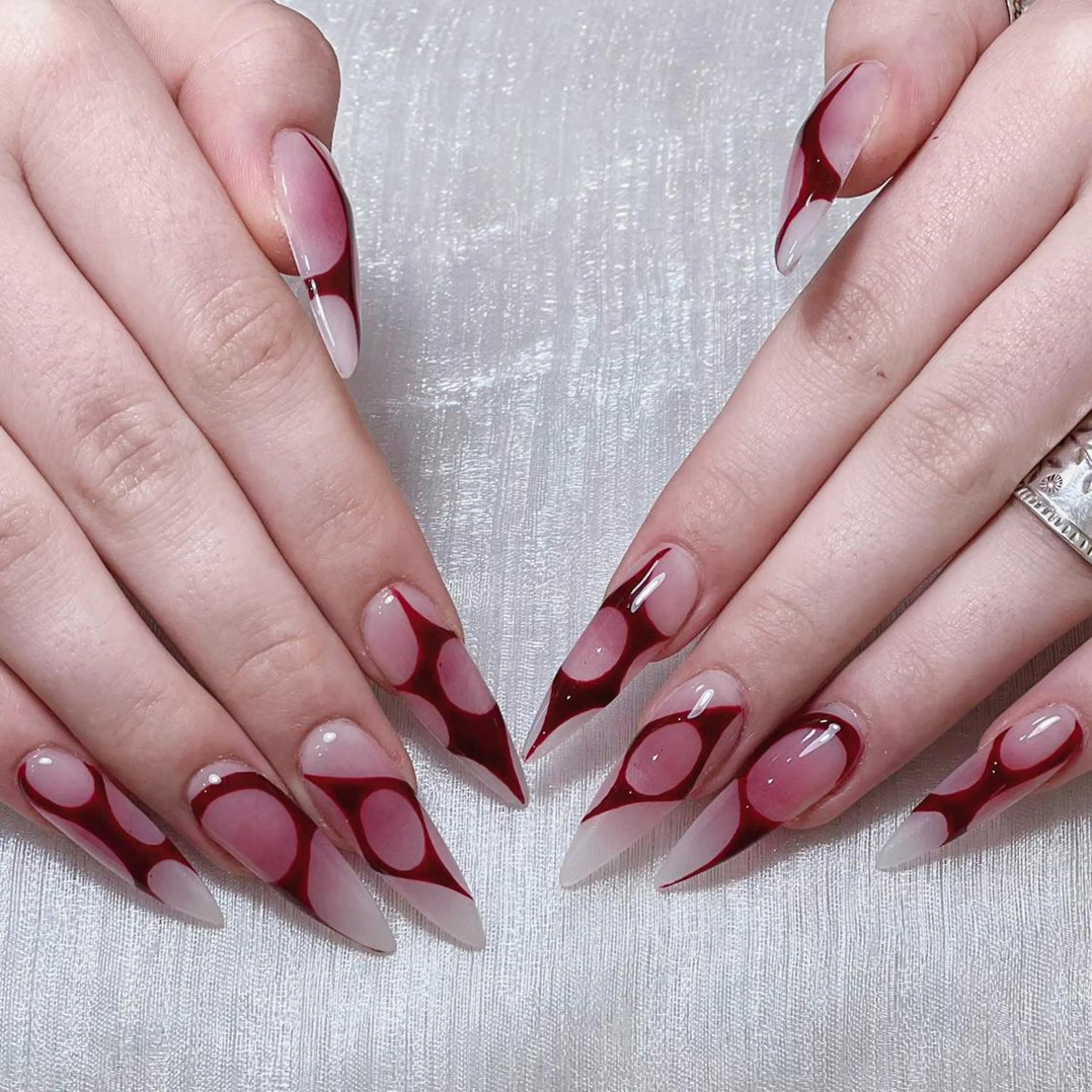 ネイル アートネイル オーロラネイル ガーリー キラキラネイル 韓国ネイル Nail Monsterのネイルデザイン