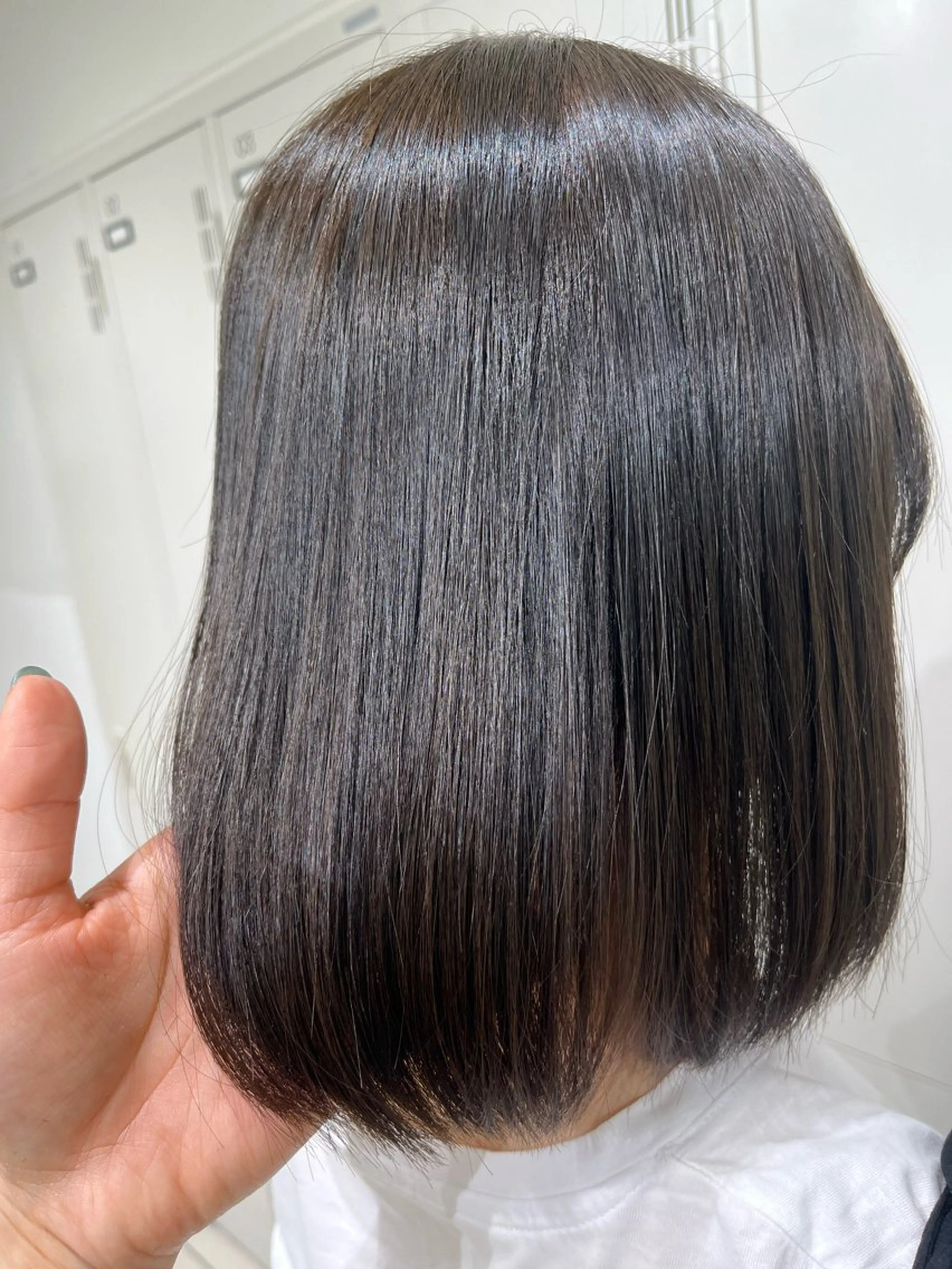 ショート カラー ブリーチ 透明感カラー ダブルカラー グレージュ ブリーチなしカラー カット ヘアカラー トリートメント メンズ縮毛矯正🦊ハ イトーン　RYOKAのヘアスタイル