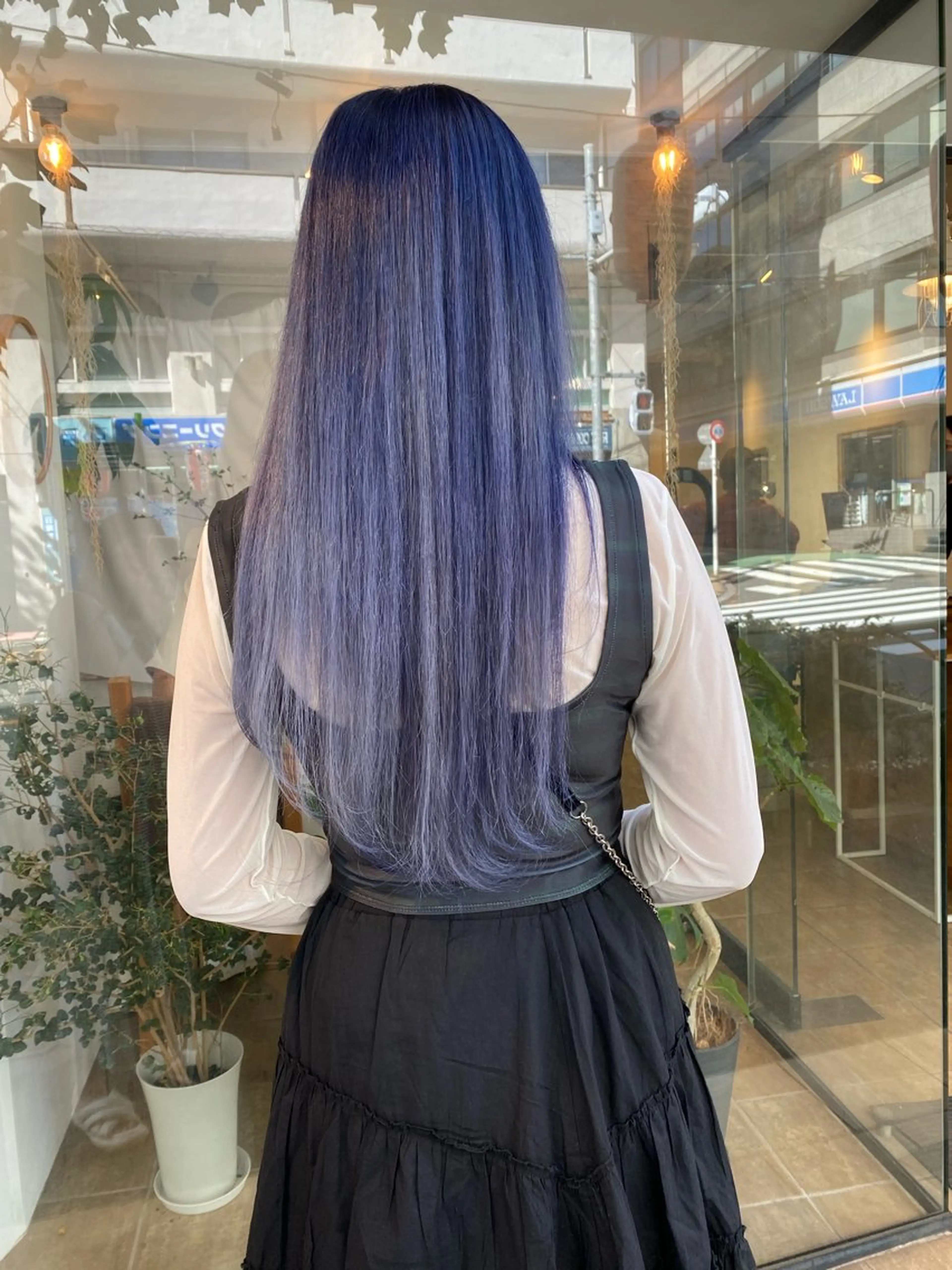 ロング カラー Joule銀座 石山あやのヘアスタイル