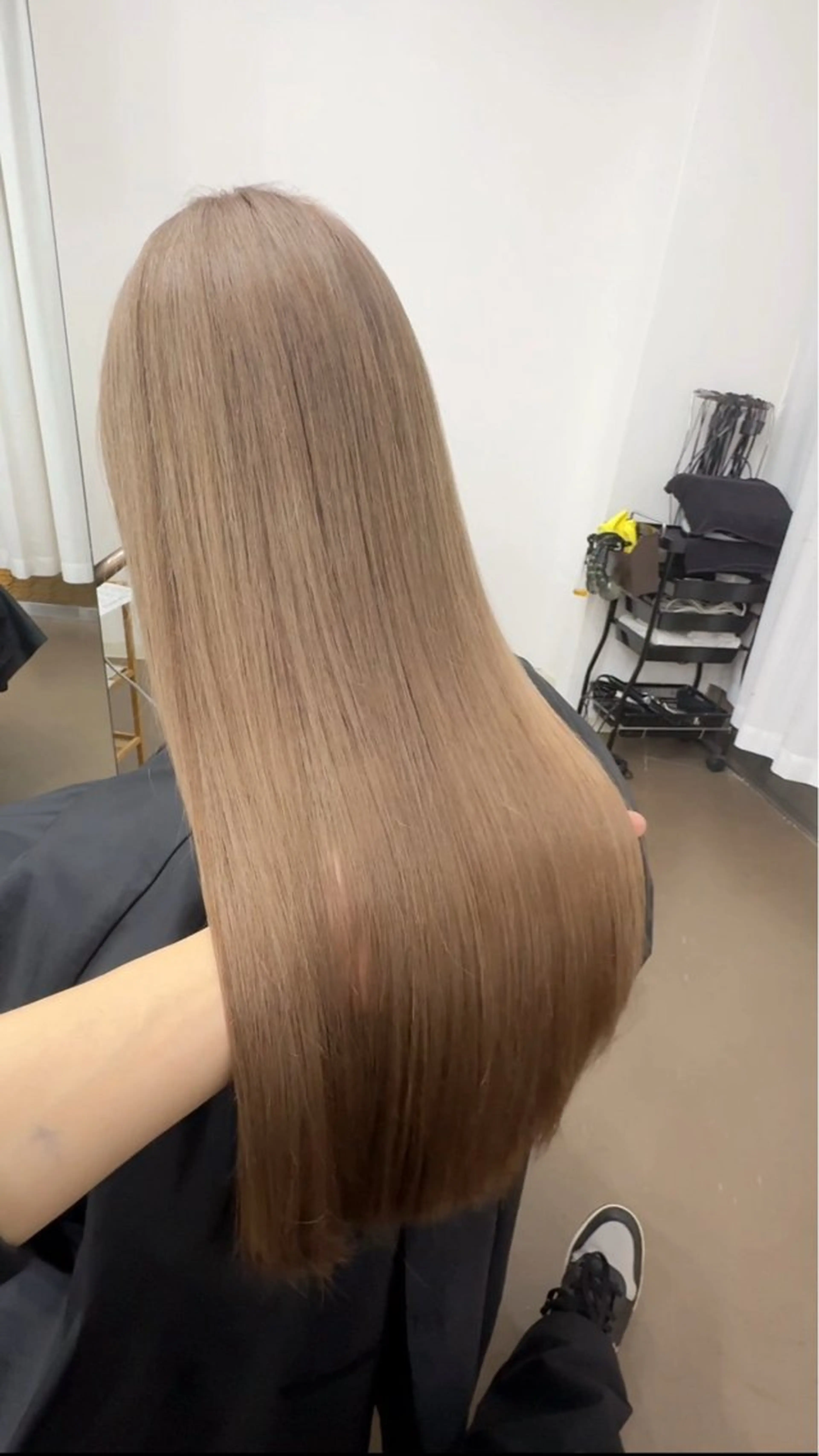 ミディアム カット ヘアカラー トリートメント 🌸ioe岡本/ 日和優真🌸のヘアスタイル