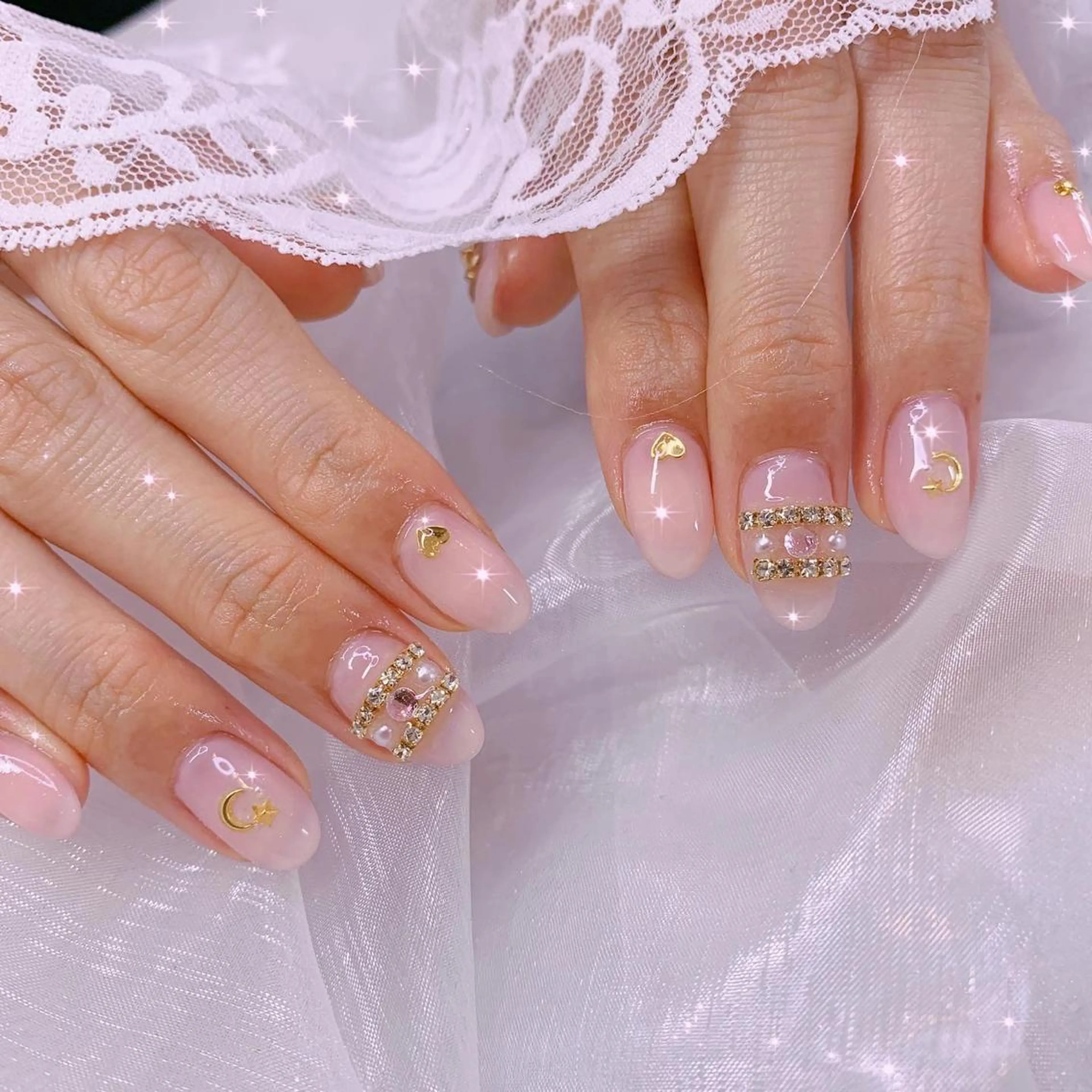 ネイル ハンドネイル La neige* yuki 🥯🍑のネイルデザイン