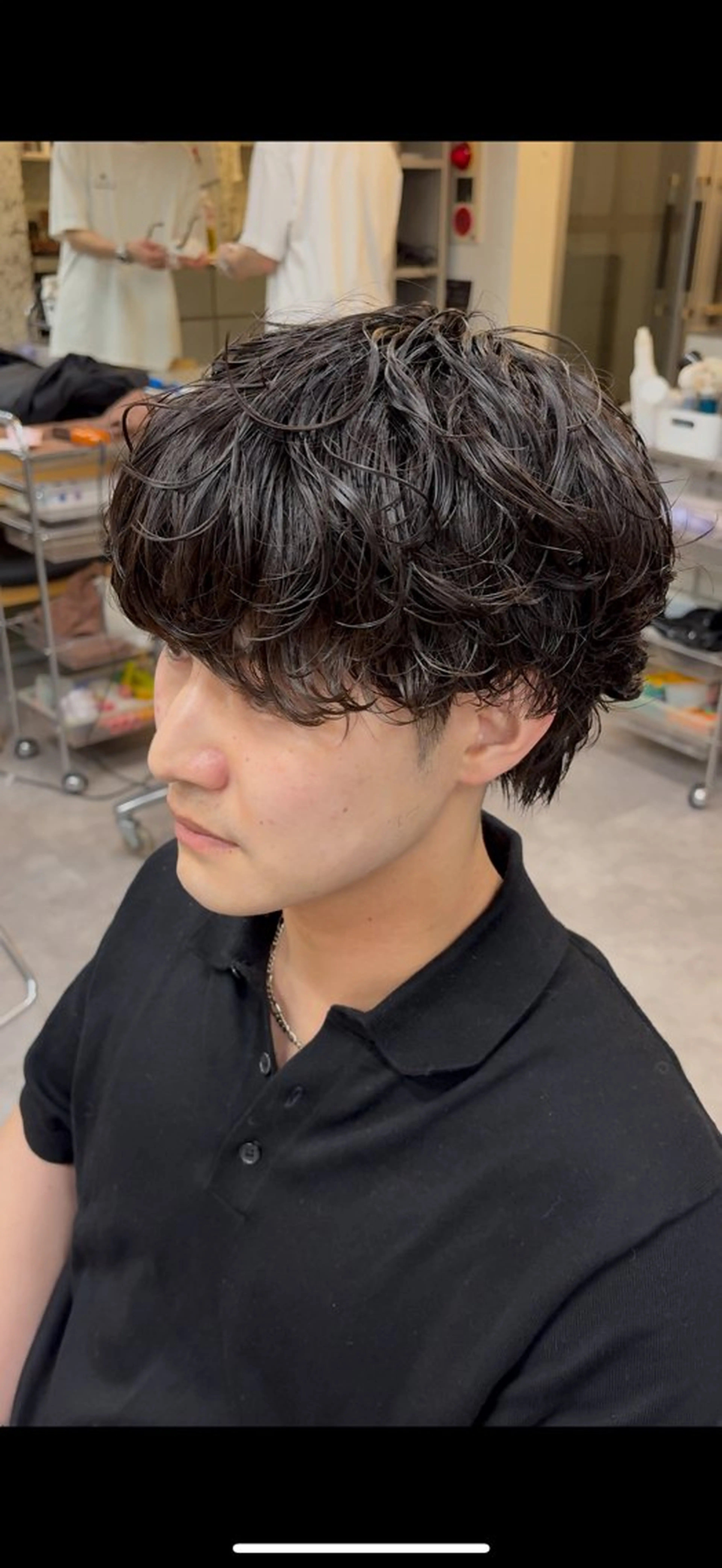 パーマ メンズ メンズパーマ カット パーマ テテ風パーマ/ シャドウパーマ/廣田のヘアスタイル