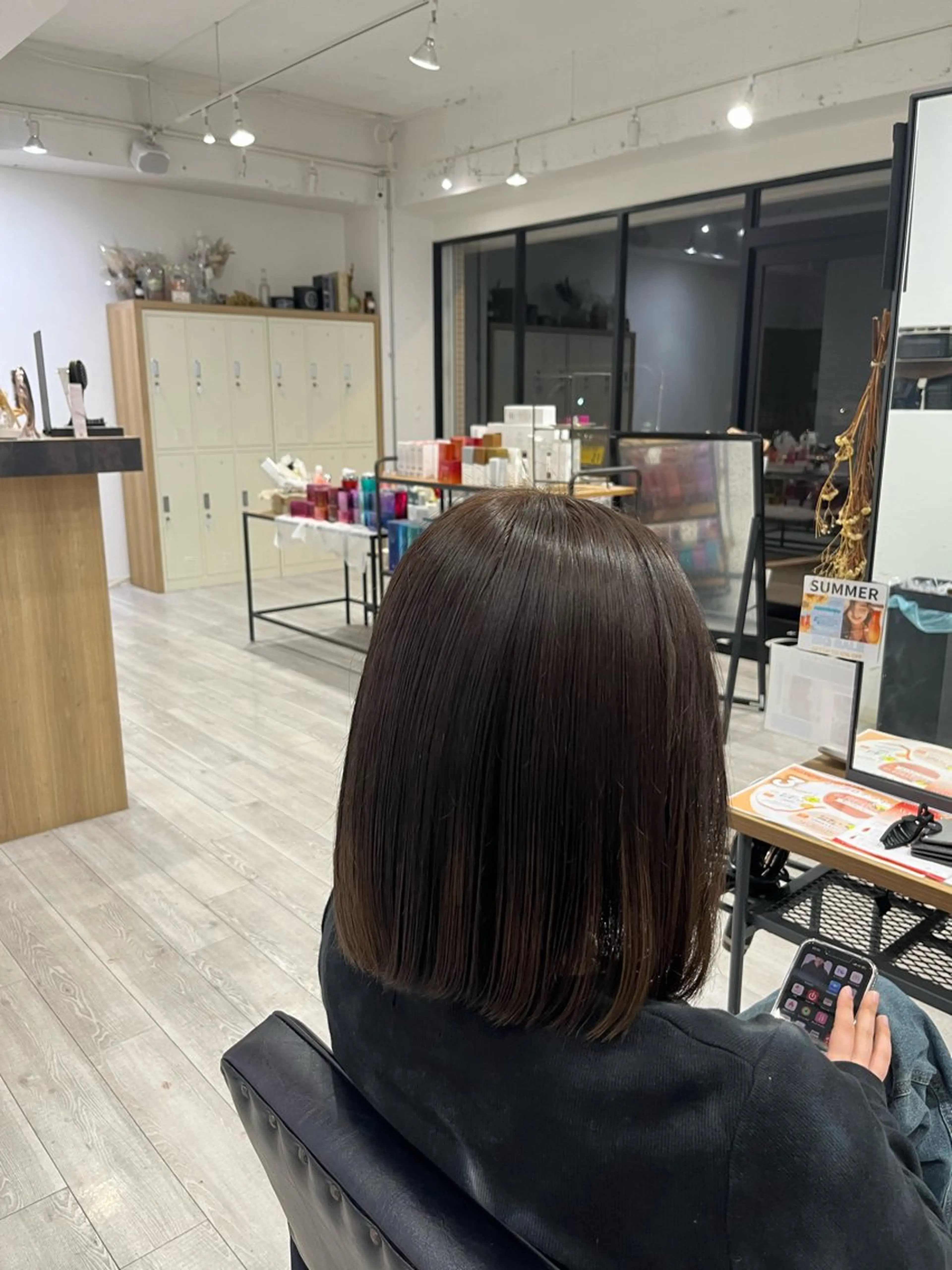 ミディアム 殿北 茉奈のヘアスタイル