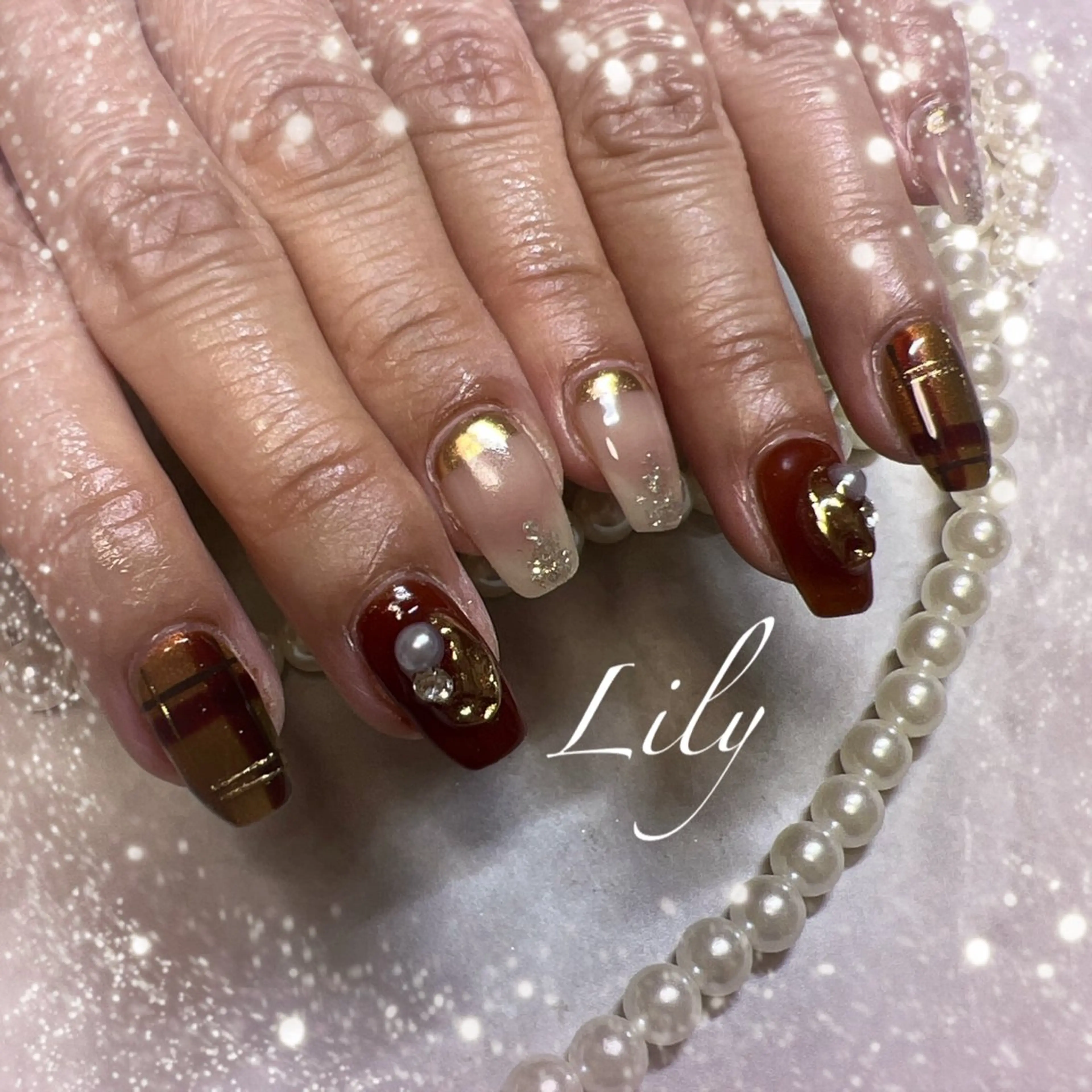 ネイル ハンドネイル Nailsalon Lilyのネイルデザイン