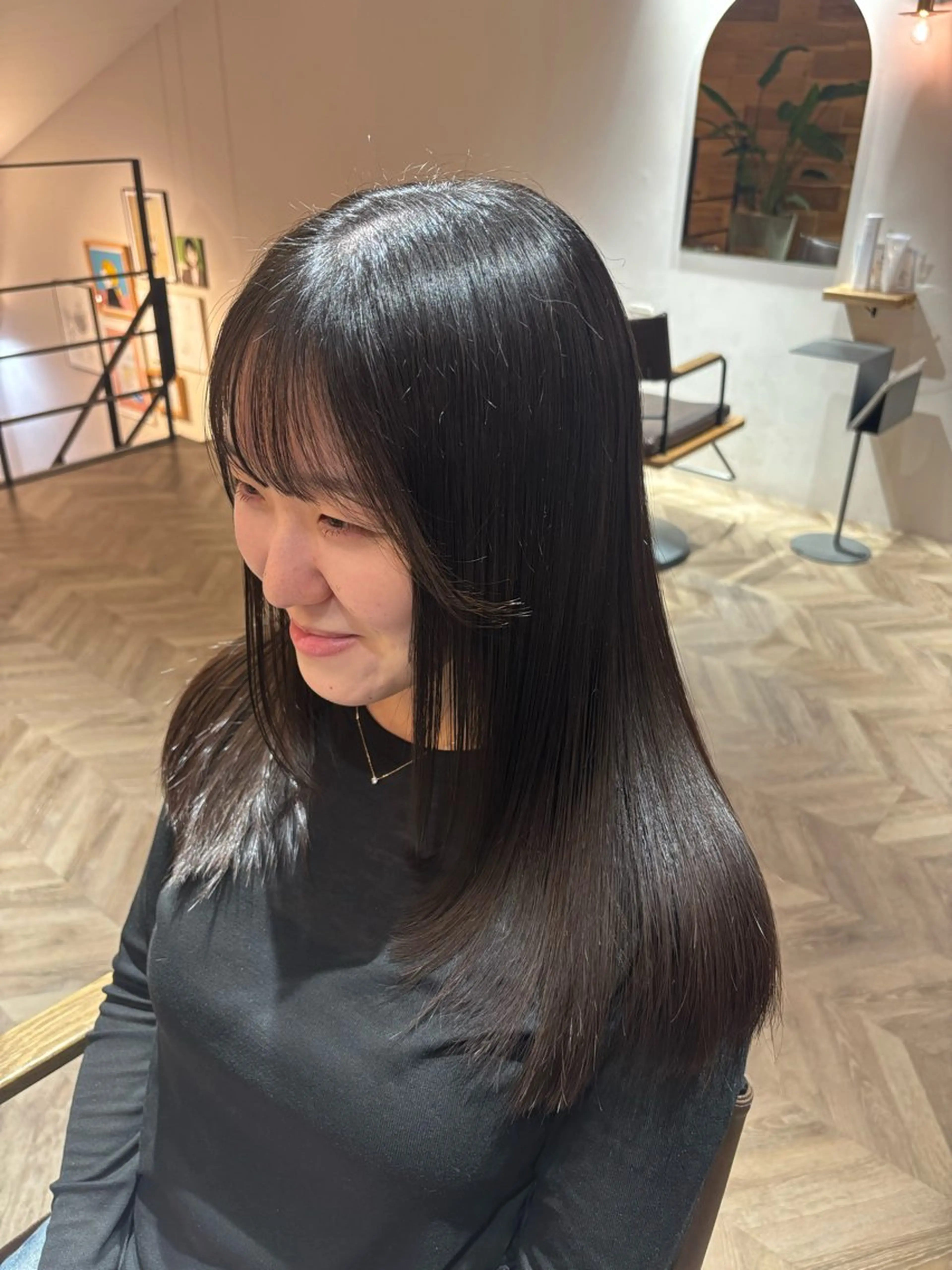 ロング カット トリートメント 野村 咲月のヘアスタイル