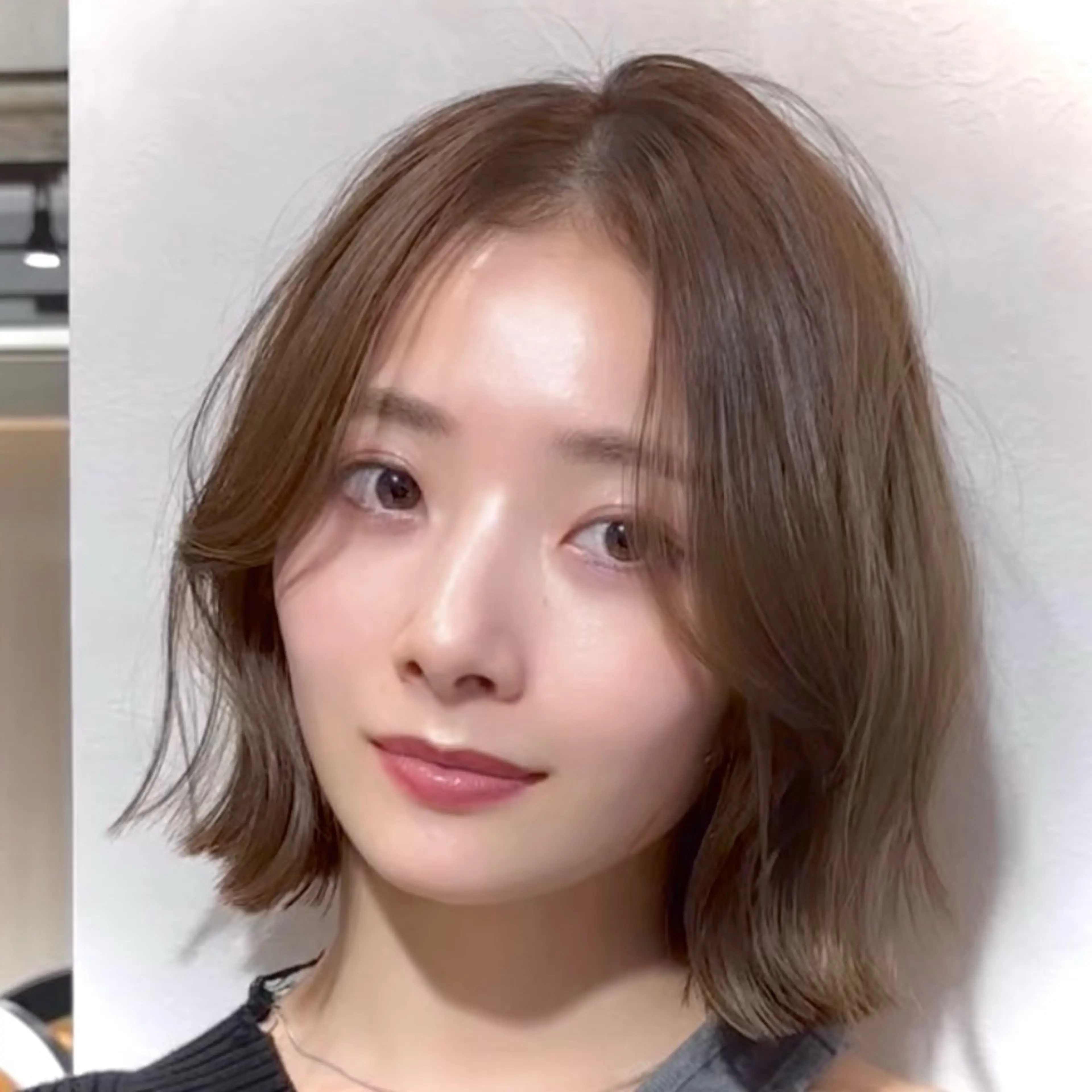 ミディアム カラー カット ヘアカラー トリートメント 銀座/韓国レイヤー髪 質改善/RYUのヘアスタイル