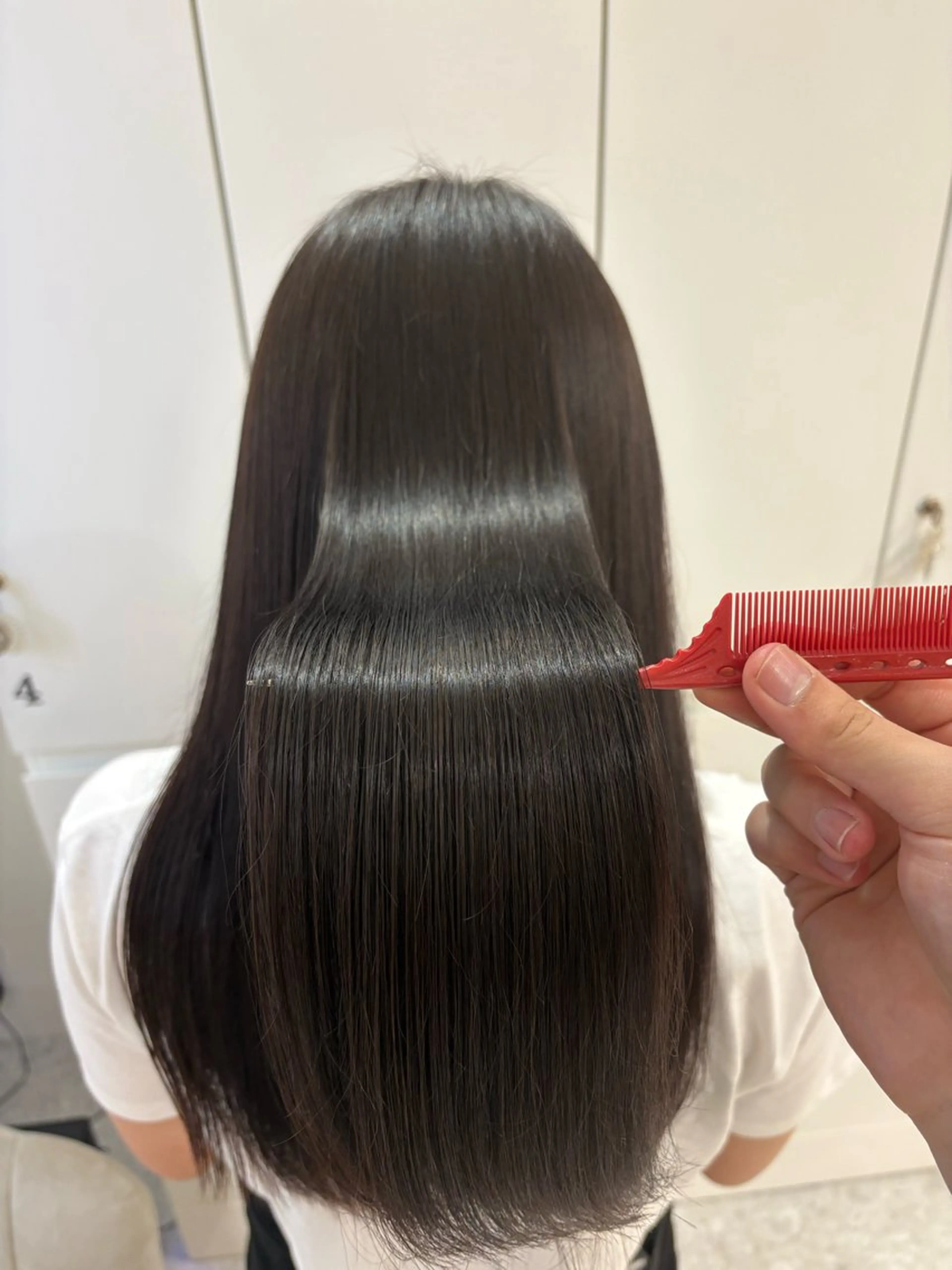 ロング 縮毛矯正 久保頭 大地のヘアスタイル