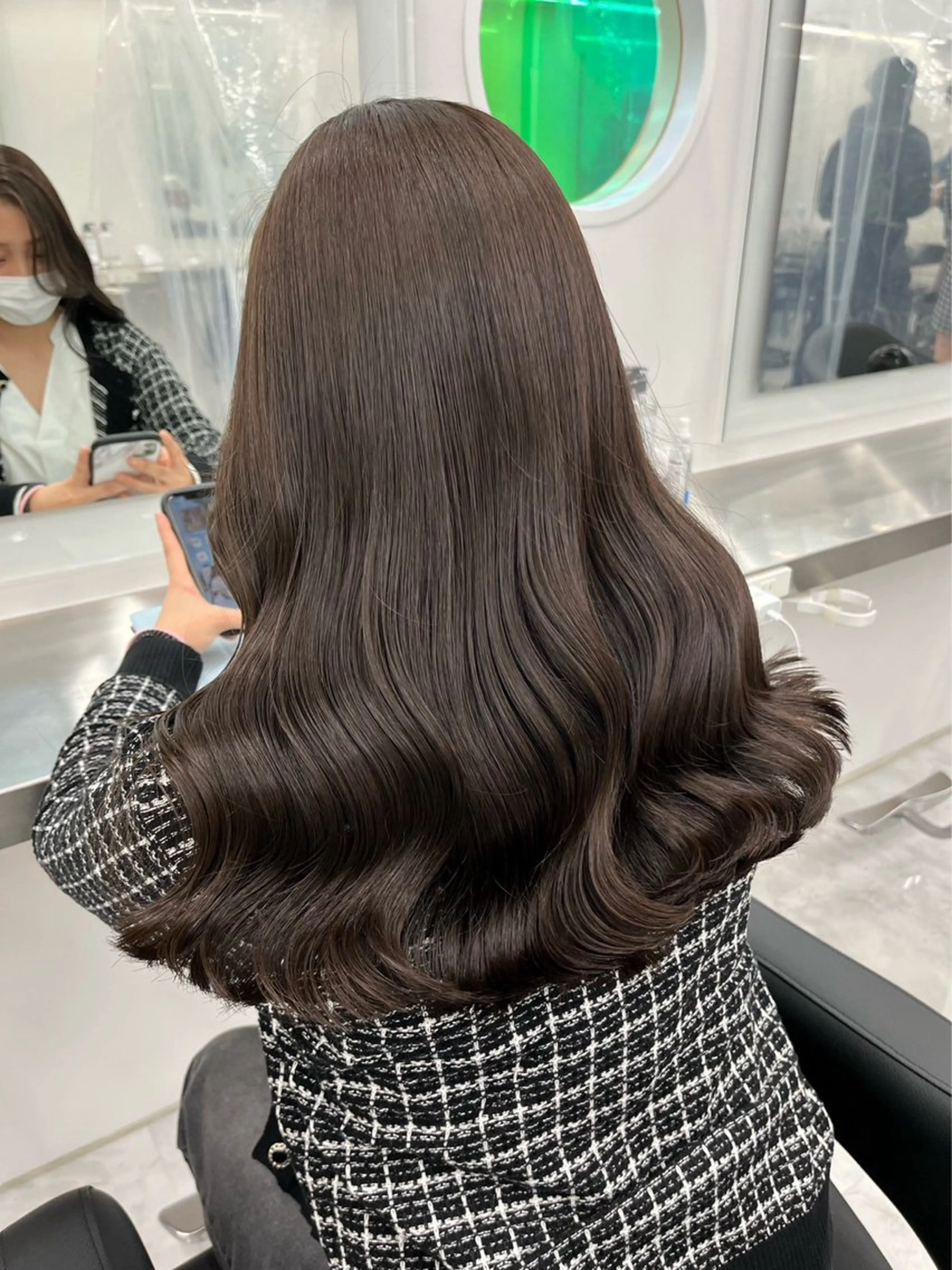 セミロング カット ヘッドスパ ヘアセット うる艶トレンドヘア 🕊️上野BABYのヘアスタイル