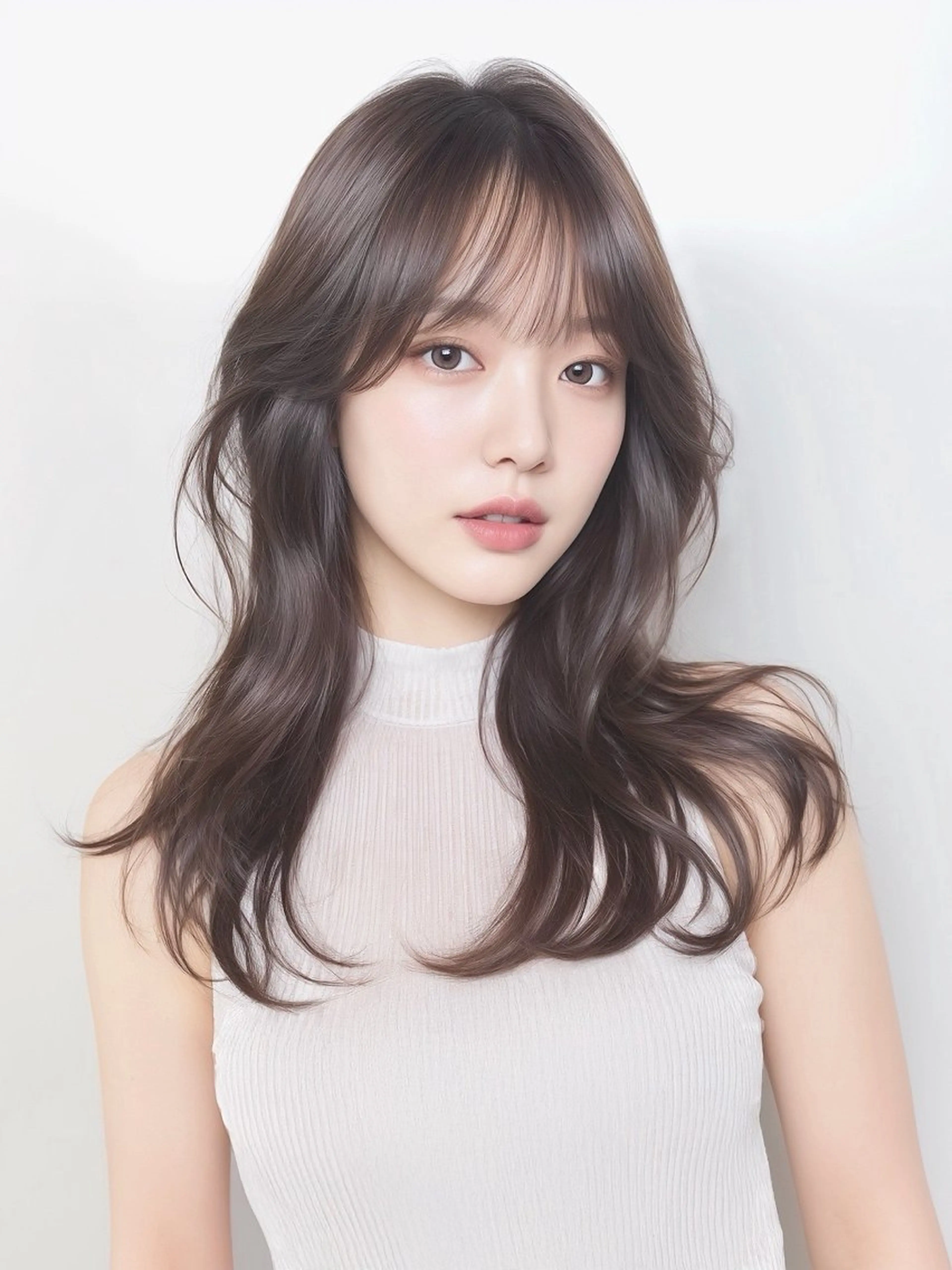 ロング くびれヘア 髪質改善 くびれレイヤー レイヤーカット 小顔カット Day&Night所属・Day& Nightのヘアスタイル