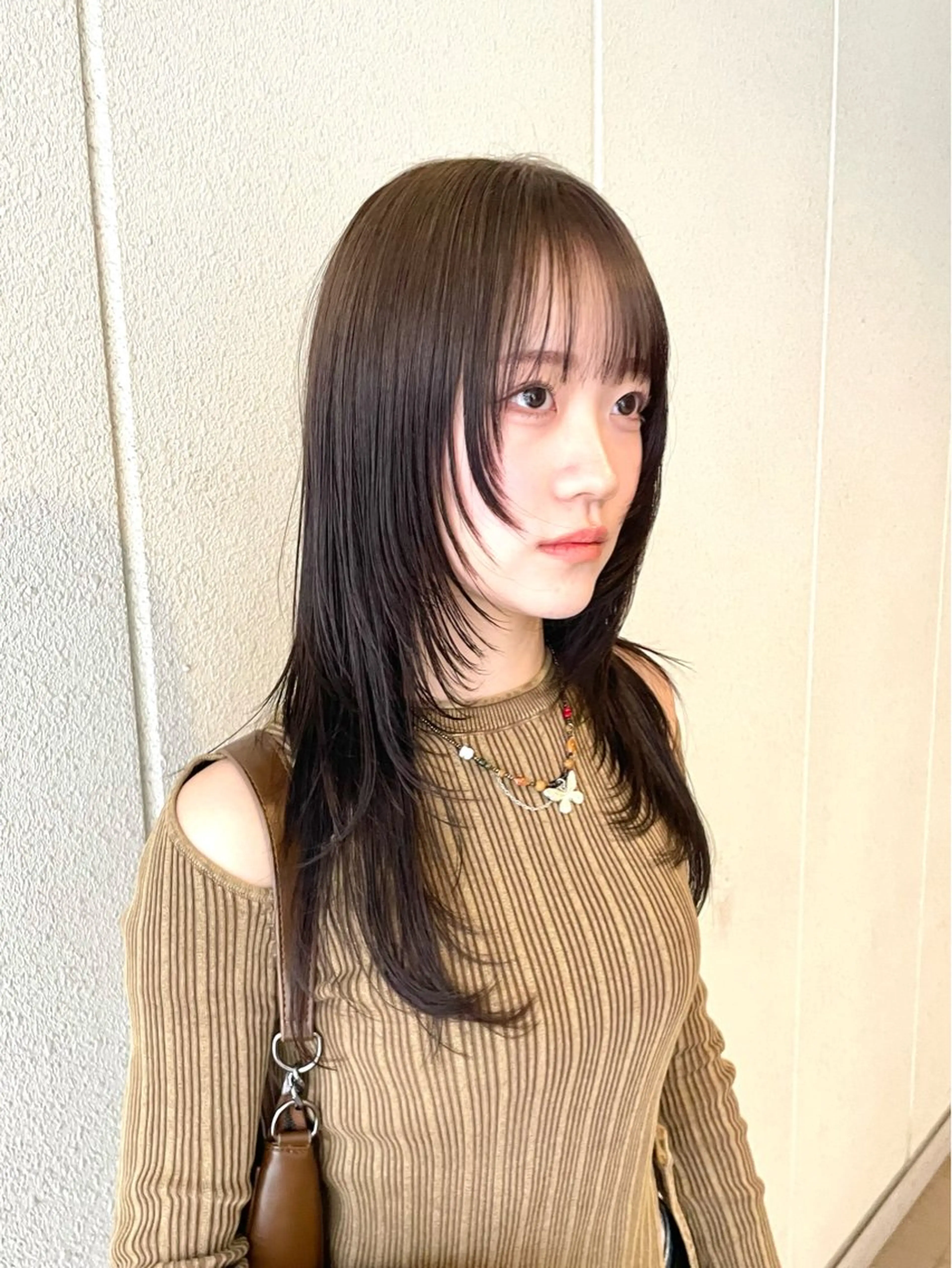 セミロング レイヤーカット カット トリートメント ハイトーン/レイヤー /ウルフ⭐️永田⭐️のヘアスタイル