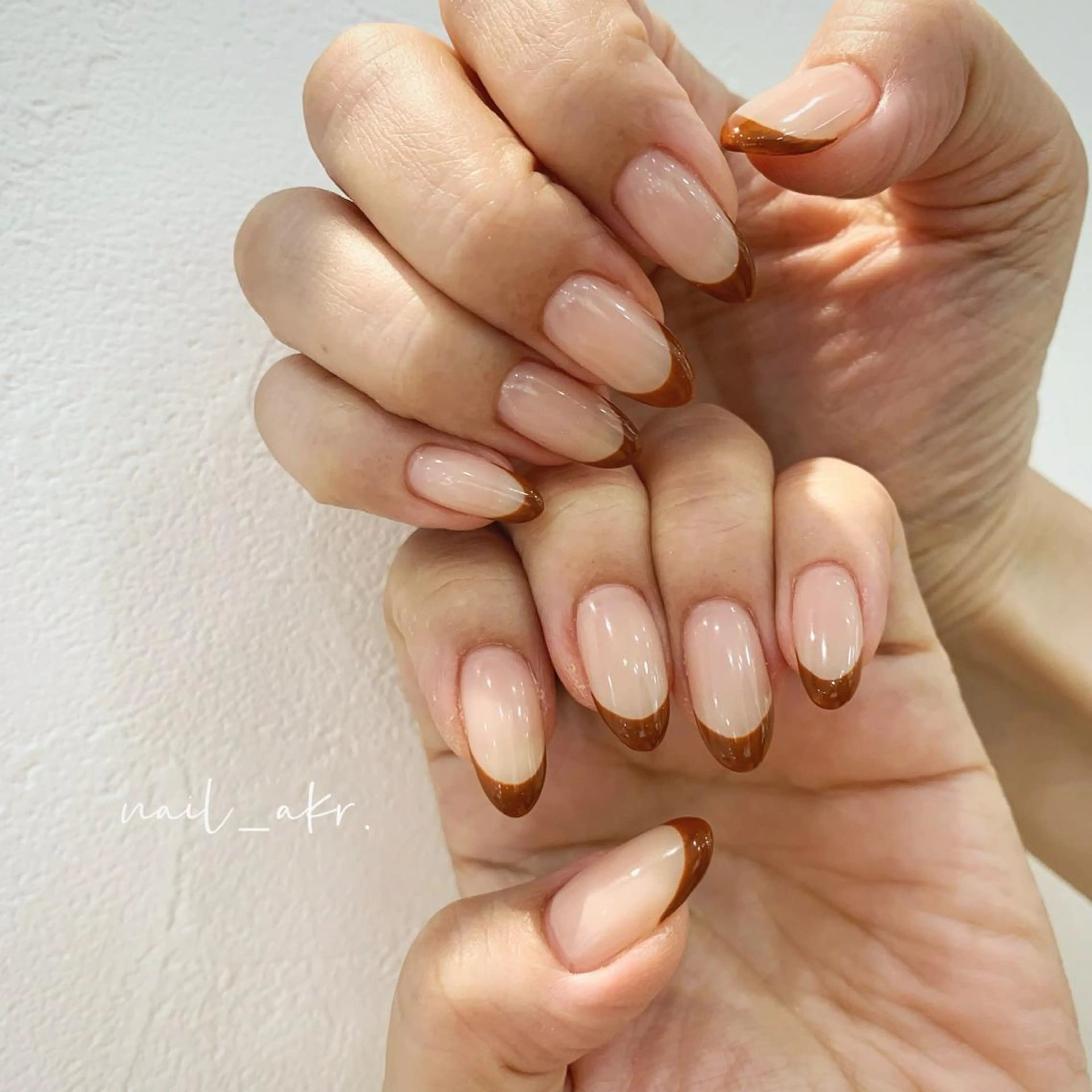 ネイル ブラウン nailAVANCE akariのネイルデザイン