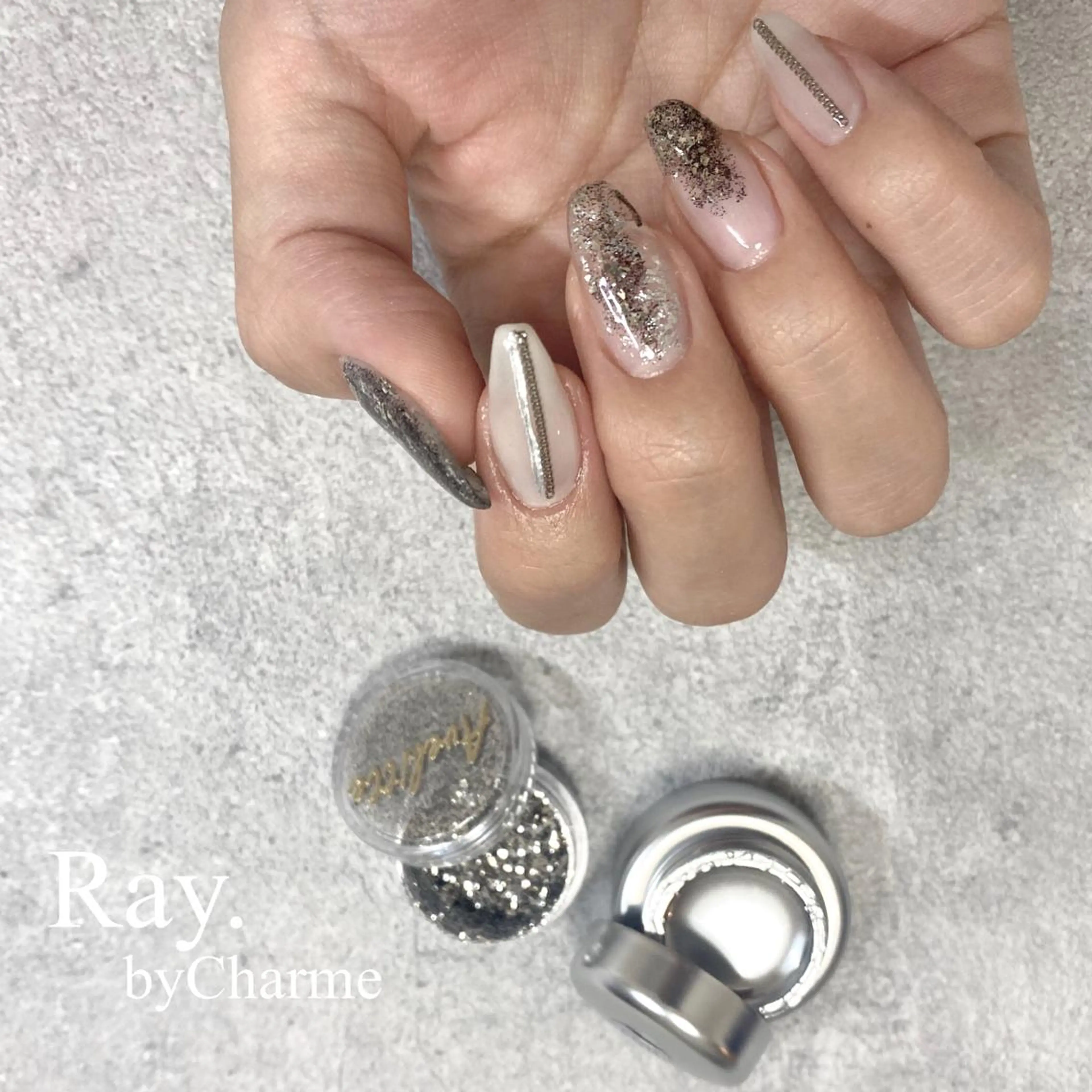 ネイル Ray. /綺麗目ニュアンスのネイルデザイン