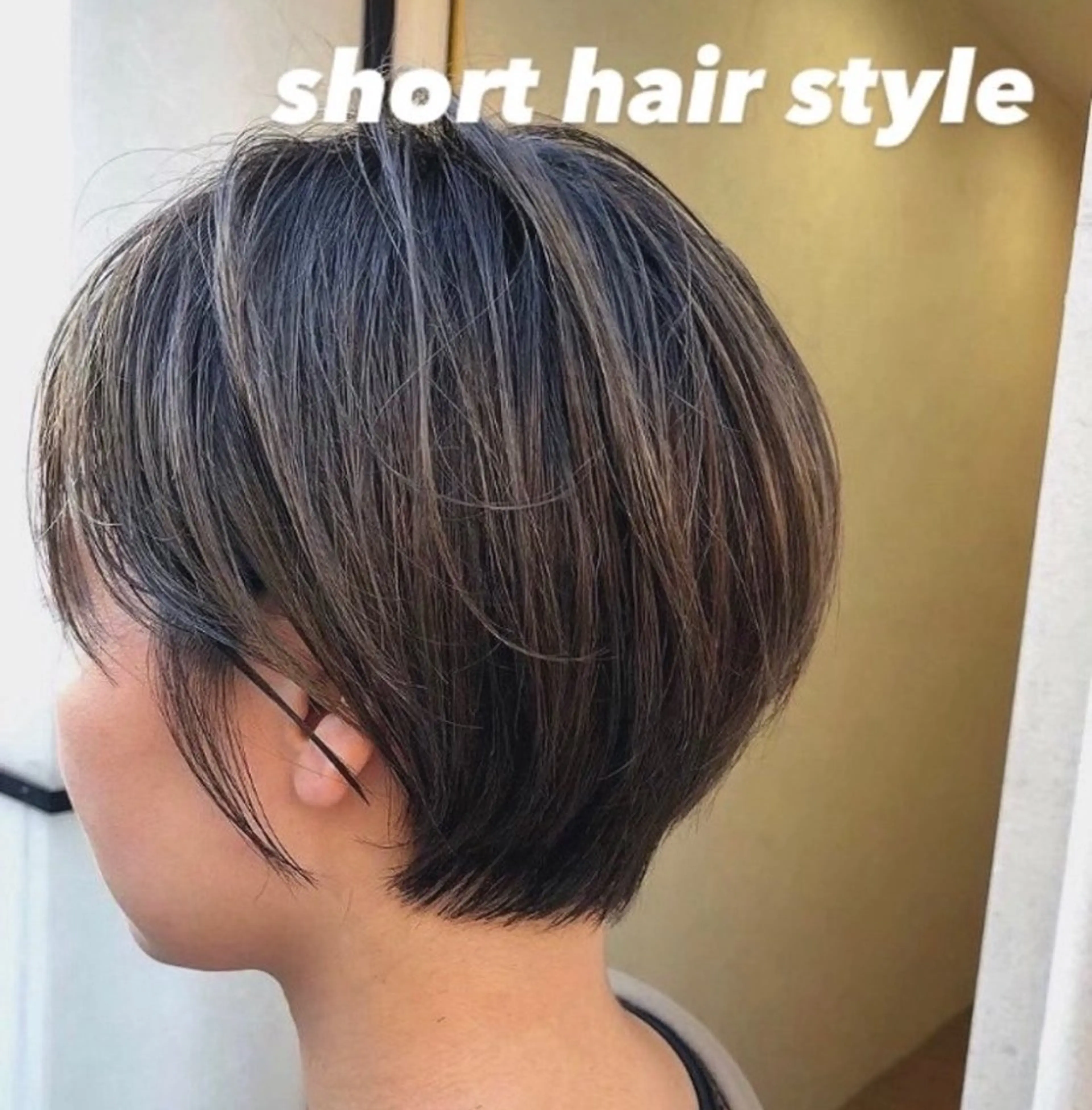 ショート 美髪改善・ 透明感カラー茉央のヘアスタイル