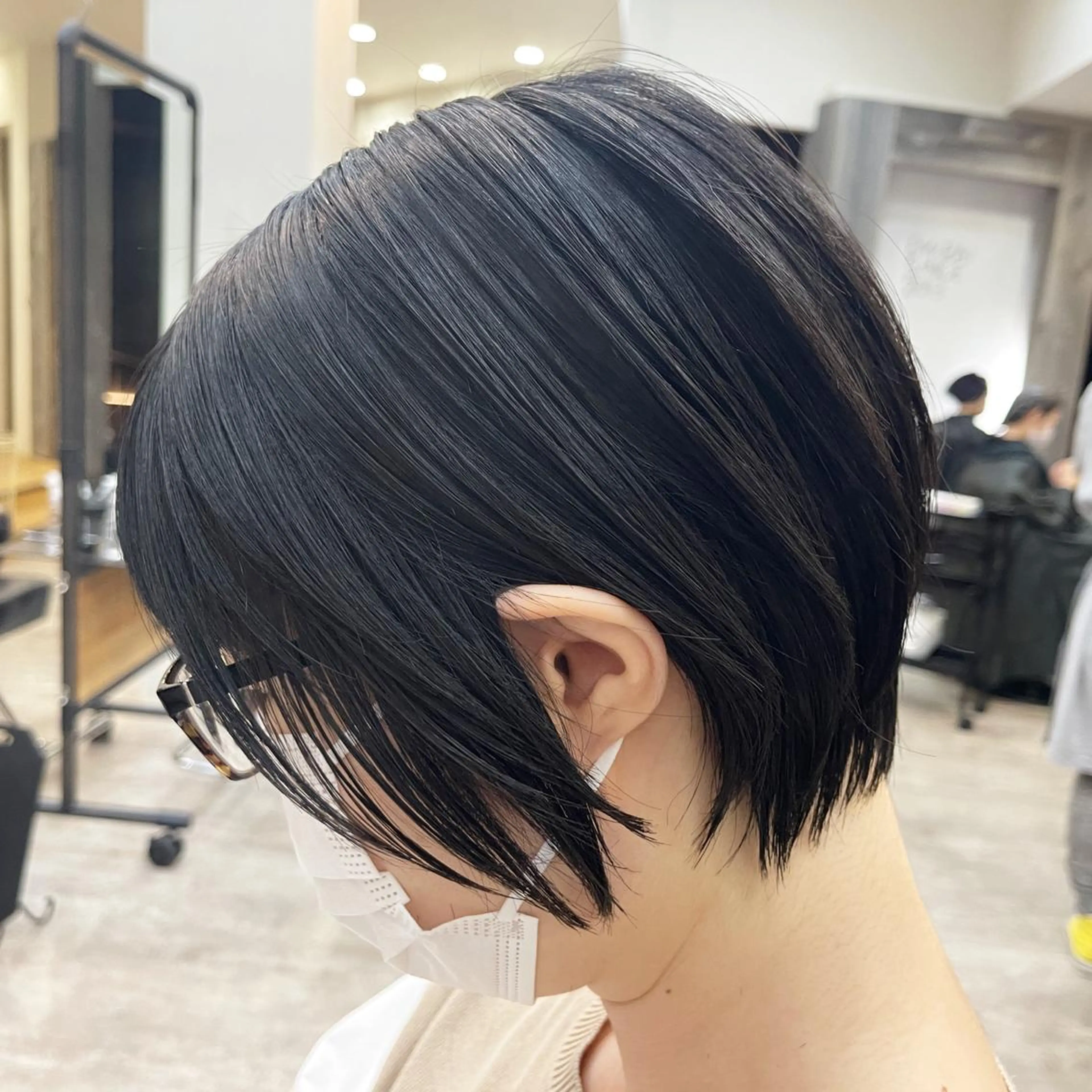 ショート ショートボブ ボブ ショートヘア カット ヘッドスパ OAK溝の口 𖠋SHINYAのヘアスタイル