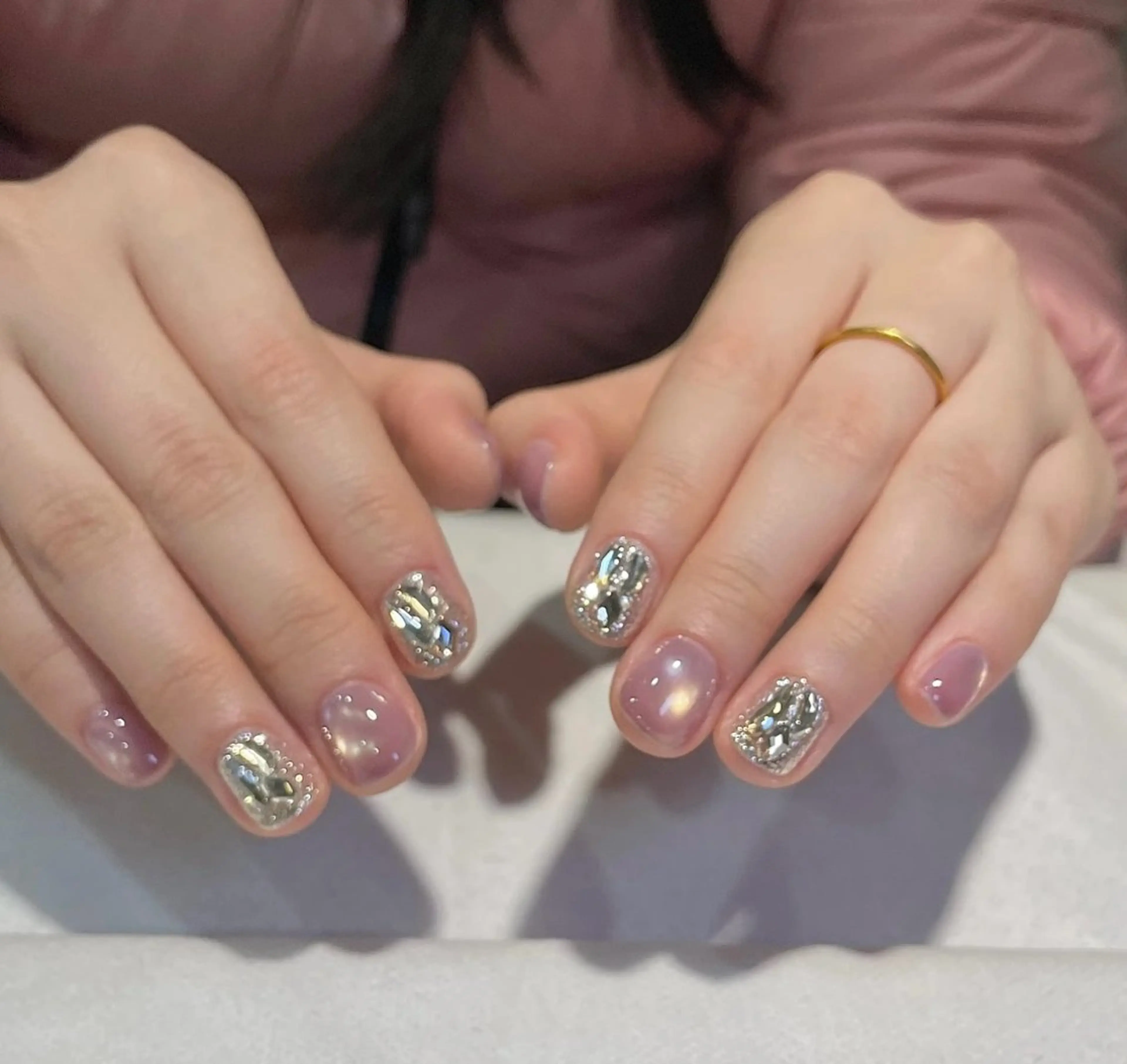 ネイル アートネイル チークネイル 長さ出し フットネイル ジェルネイル For you. Nail Salonのネイルデザイン