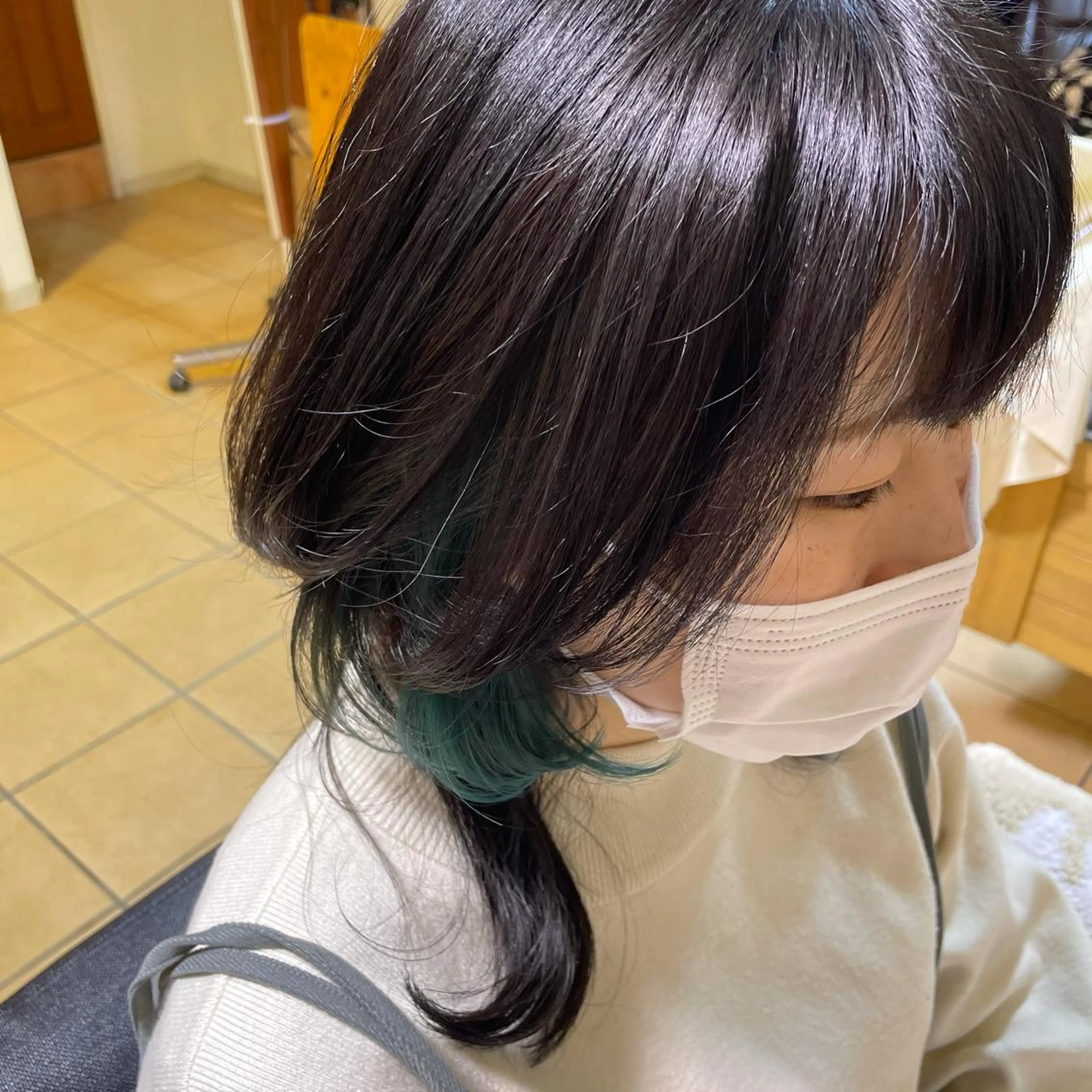 セミロング ヘアカラー トリートメント AMANE🌼 ハヤシサオリのヘアスタイル