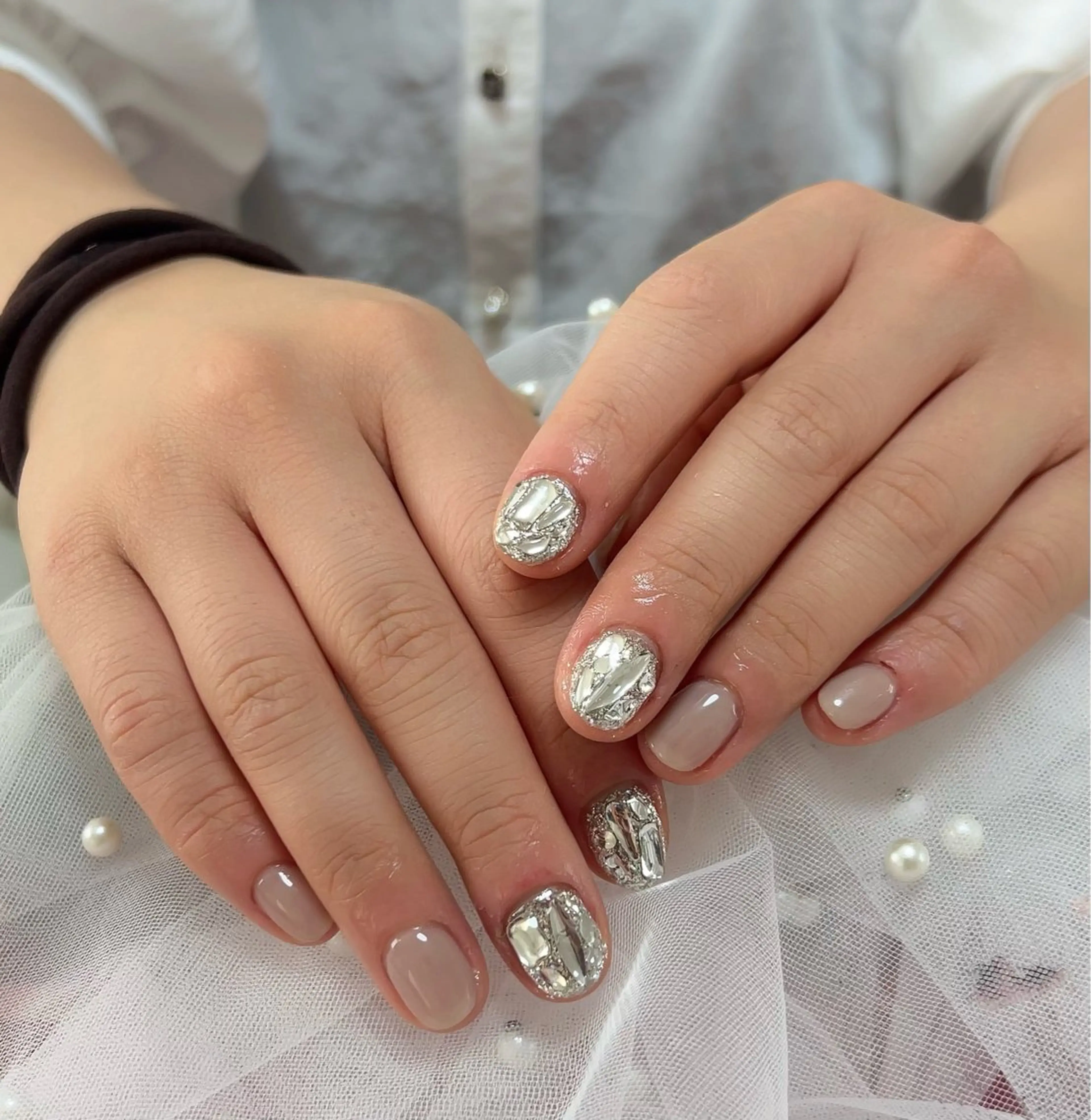 ネイル アートネイル チークネイル 長さ出し フラッシュネイル フットネイル ハンドネイル フットネイル ハンドケア YK Rinのネイルデザイン